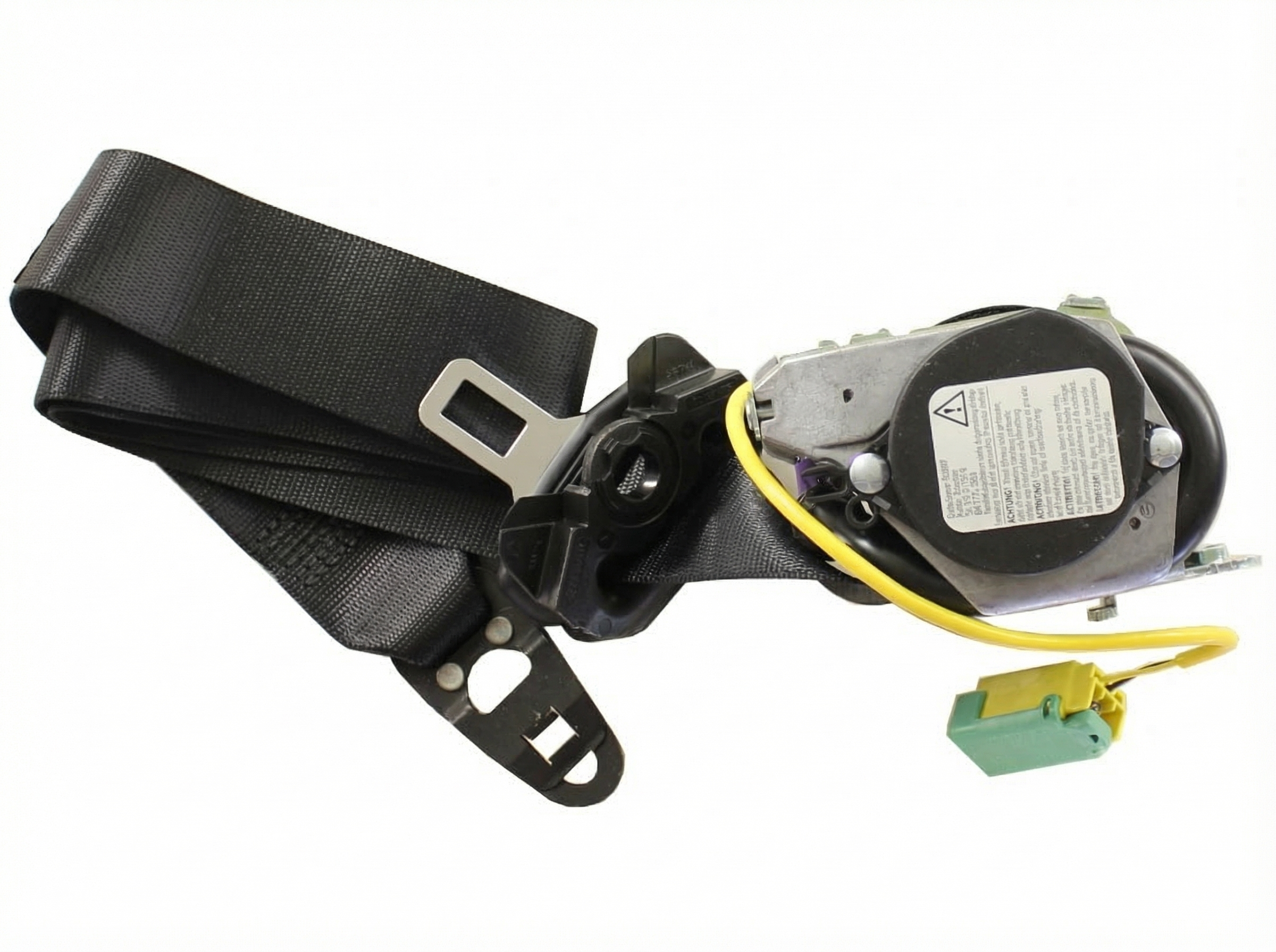 2008-2010 Porsche Cayenne Seat Belt Assembly with Power Height Adjuster - Front (Used OEM)
