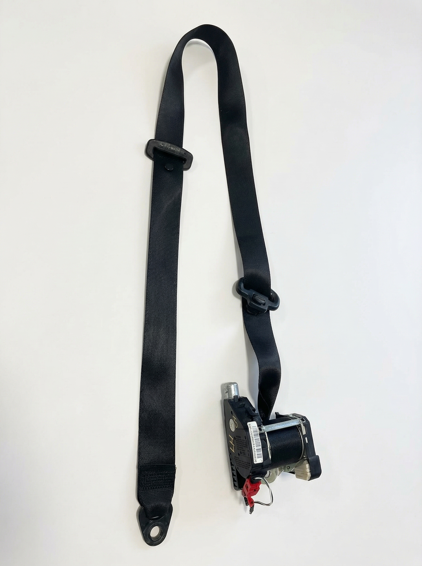 2008-2016 Smart Fortwo Black Seat Belt Buckle with Pretensioner - Front (Used OEM)