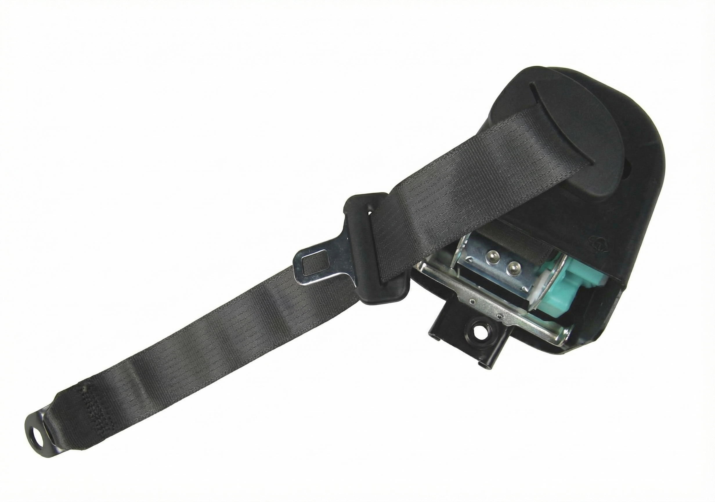 2000-2001 INFINITI I30 Gray Seat Belt Buckle with Pretensioner - Front (Used OEM)