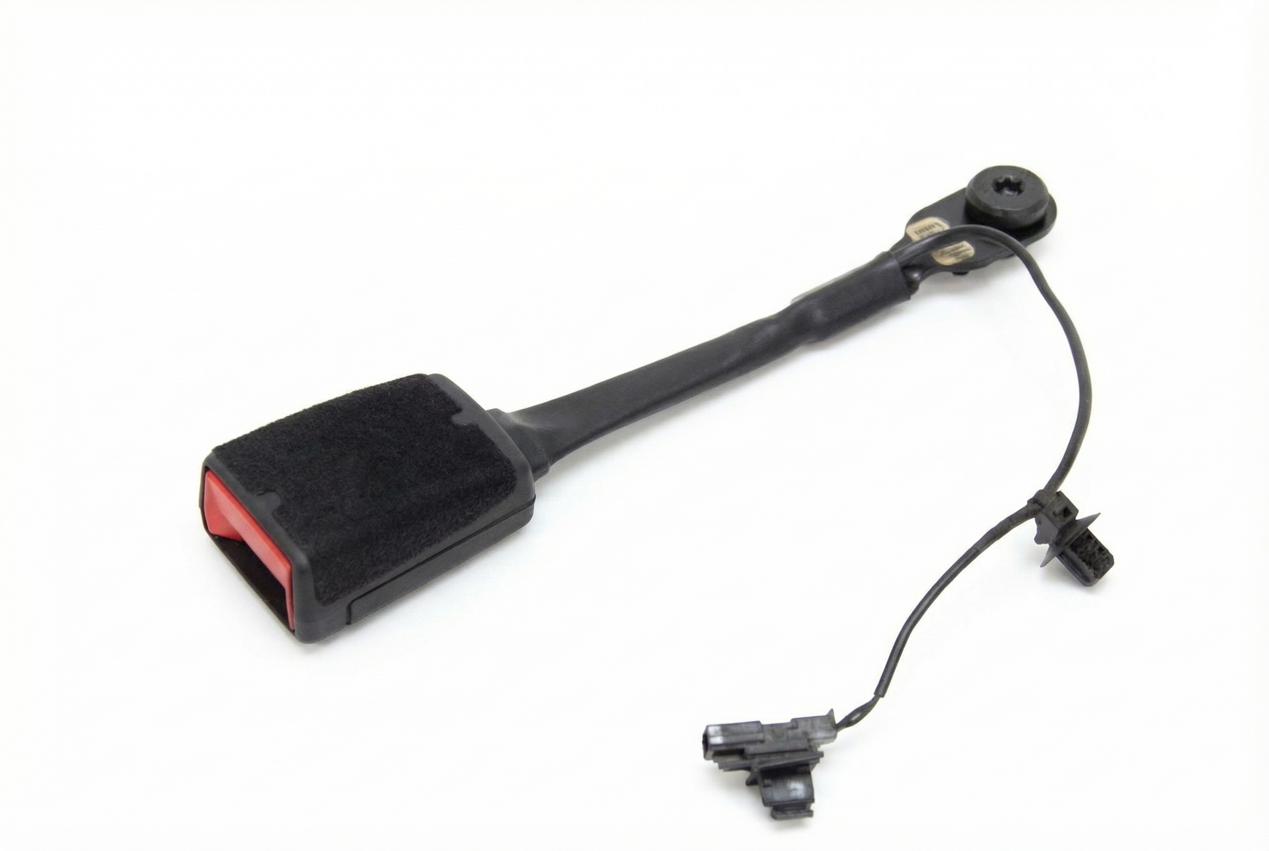 2007-2008 Hyundai Tiburon Black Seat Belt Buckle with Pretensioner - Front (Used OEM)