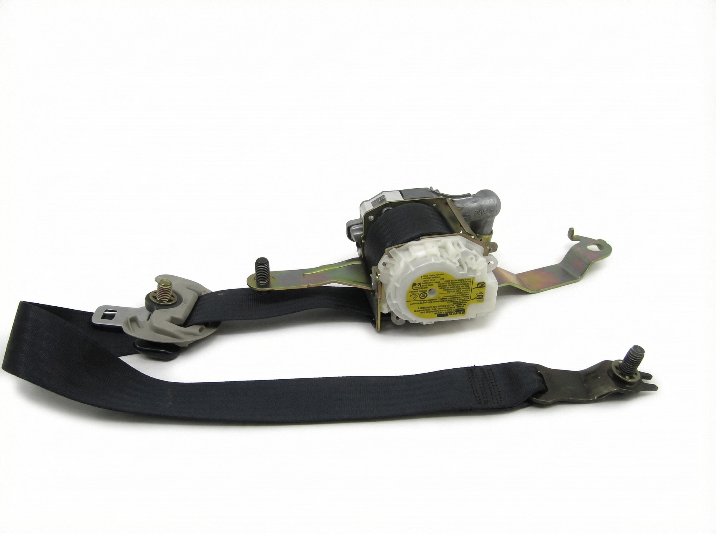 2005-2009 Subaru Legacy Black Seat Belt Assembly - Front, Left (Driver) (Used OEM)