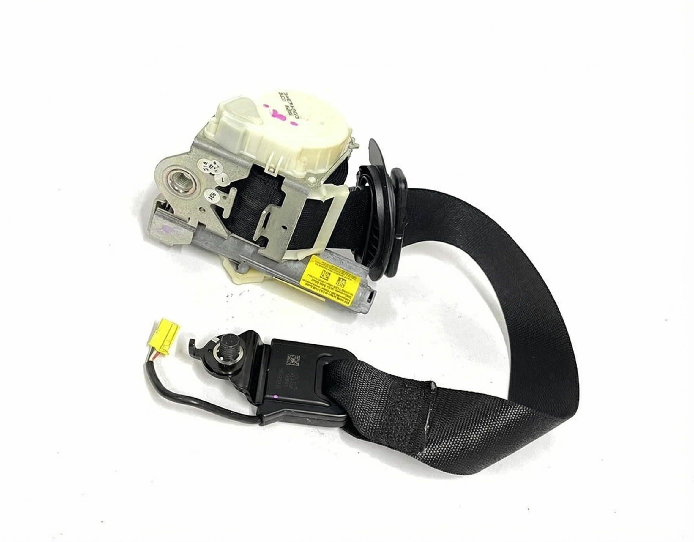 2010-2011 Mercedes-Benz C350 Black Seat Belt Retractor with Pretensioner - Front (Used OEM)