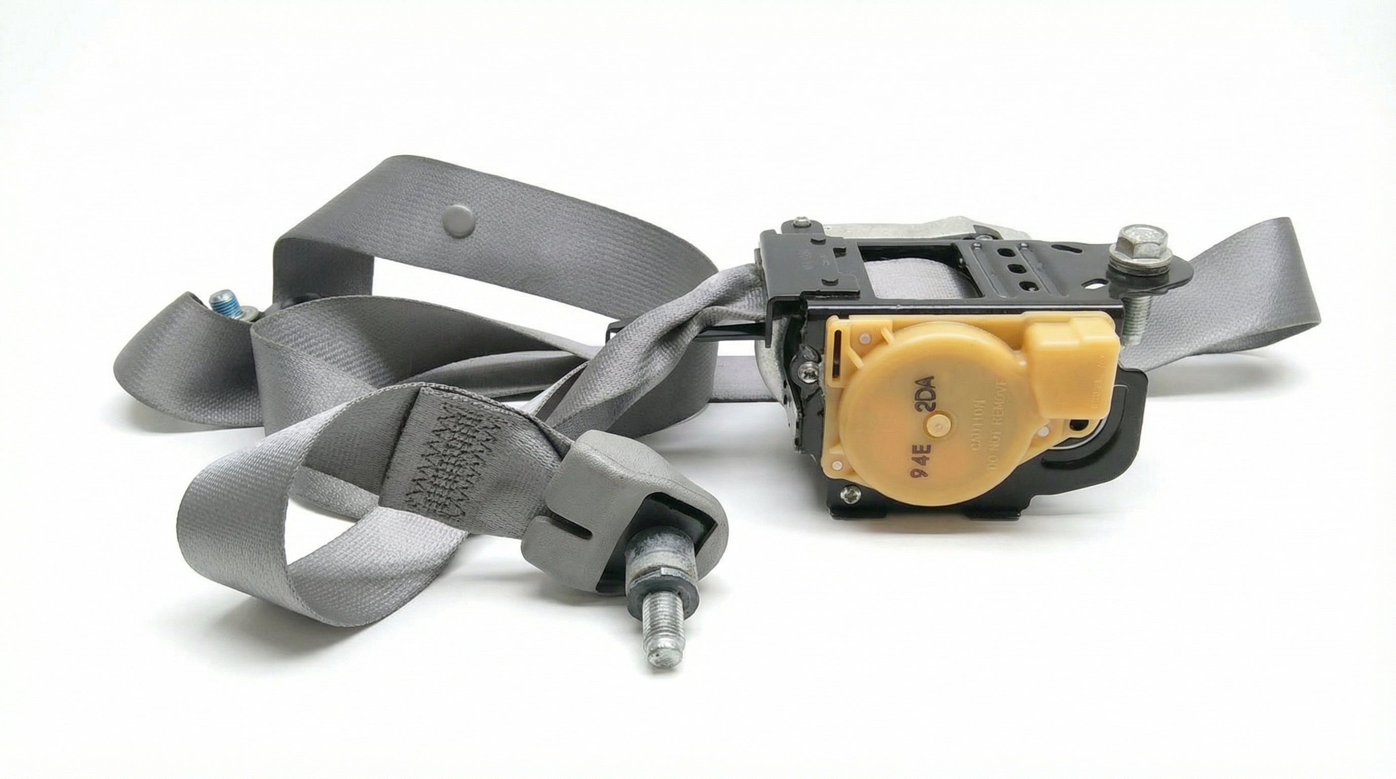 2007-2010 Hyundai Entourage Gray Seat Belt Retractor Assembly with Pretensioner - Front (Used OEM)