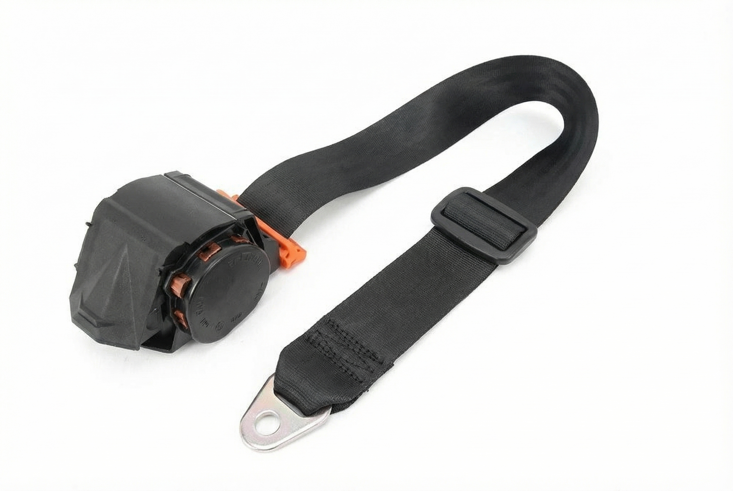 2007-2009 Kia Sorento Gray Seat Belt Assembly with Pretensioner - Front (Used OEM)