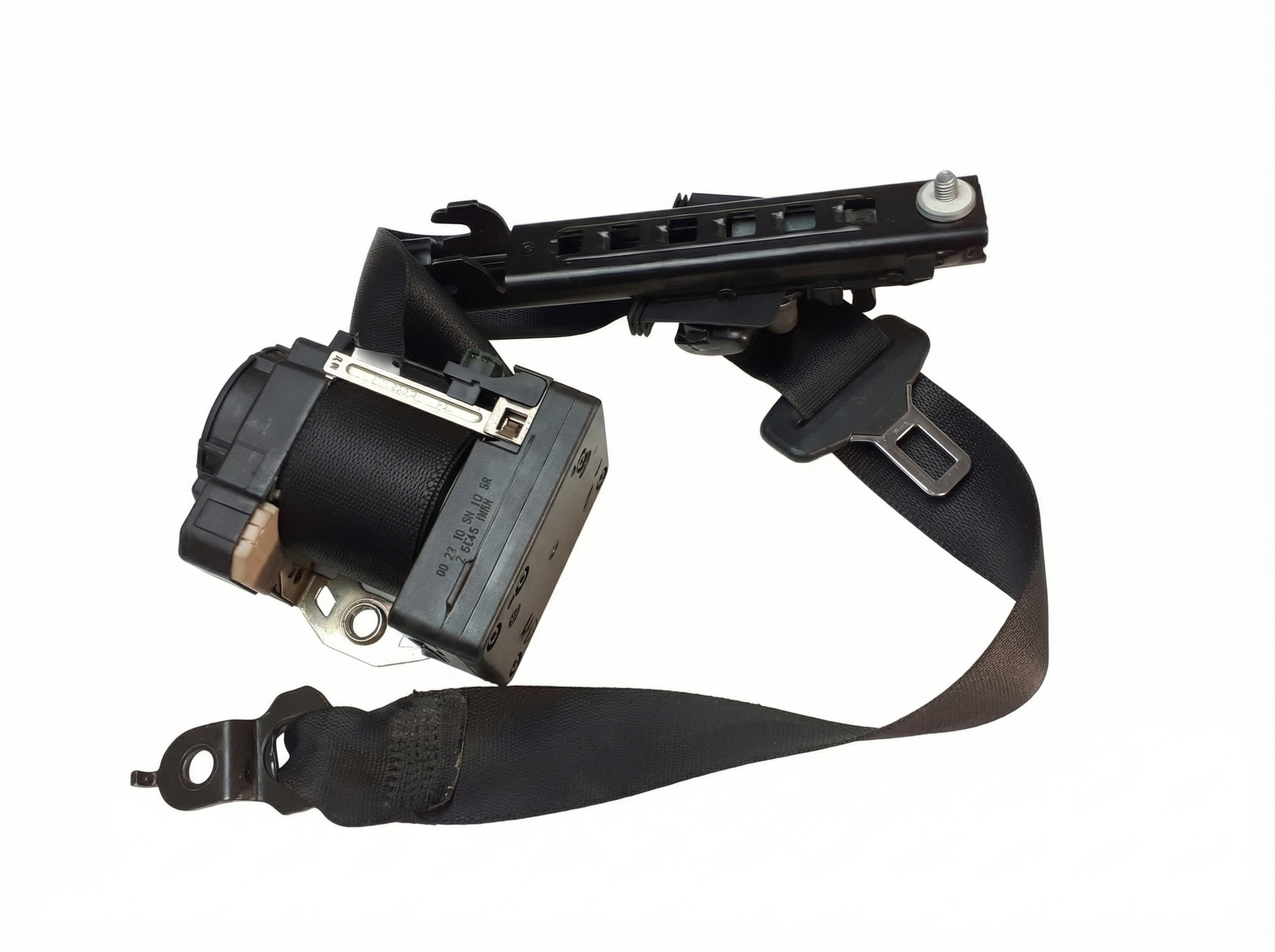 2006-2007 Mercedes-Benz C280 Gray Seat Belt Buckle with Pretensioner - Front (Used OEM)