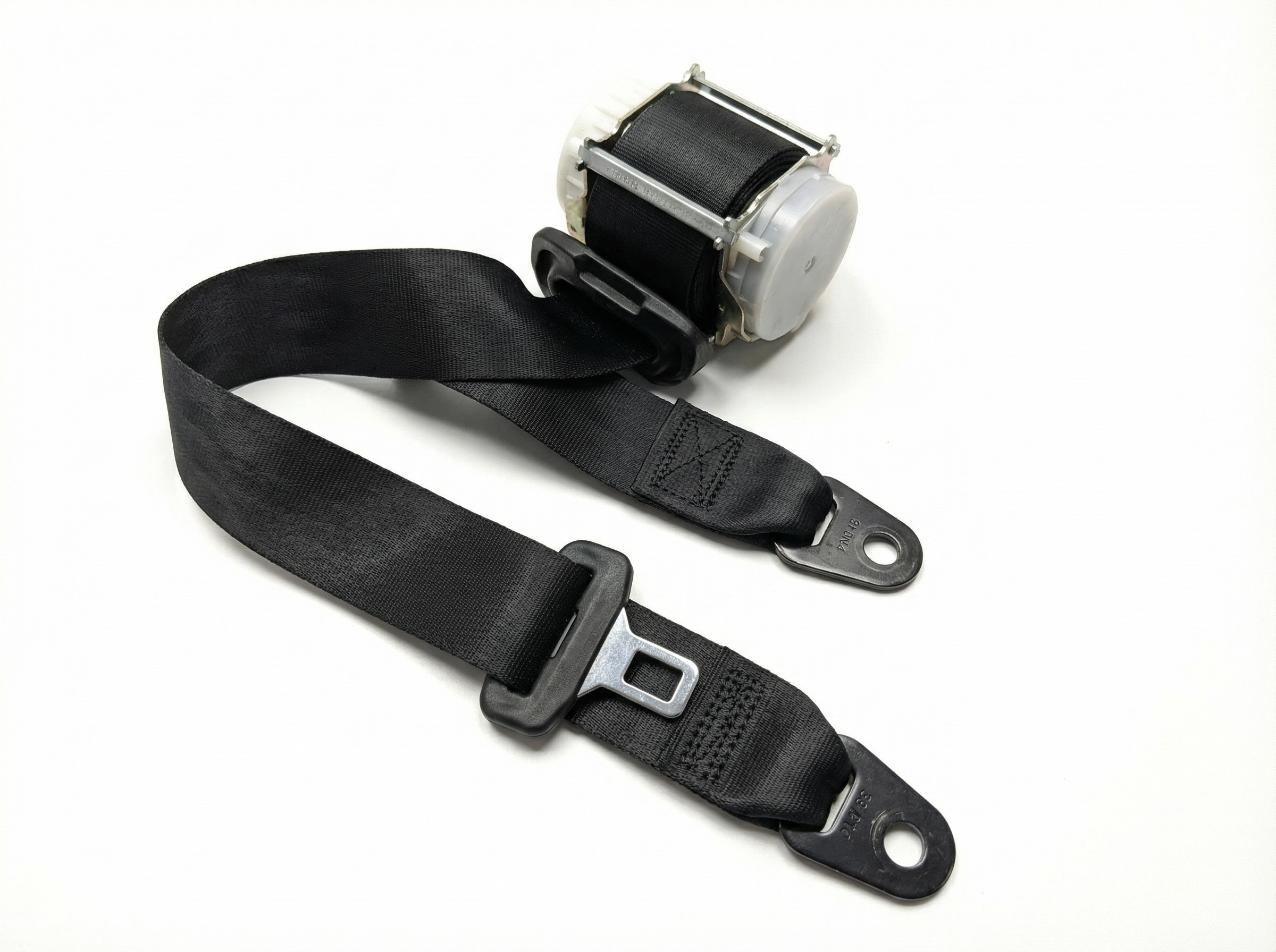 2009 Jaguar XF Black Seat Belt Buckle with Pretensioner - Front (Used OEM)