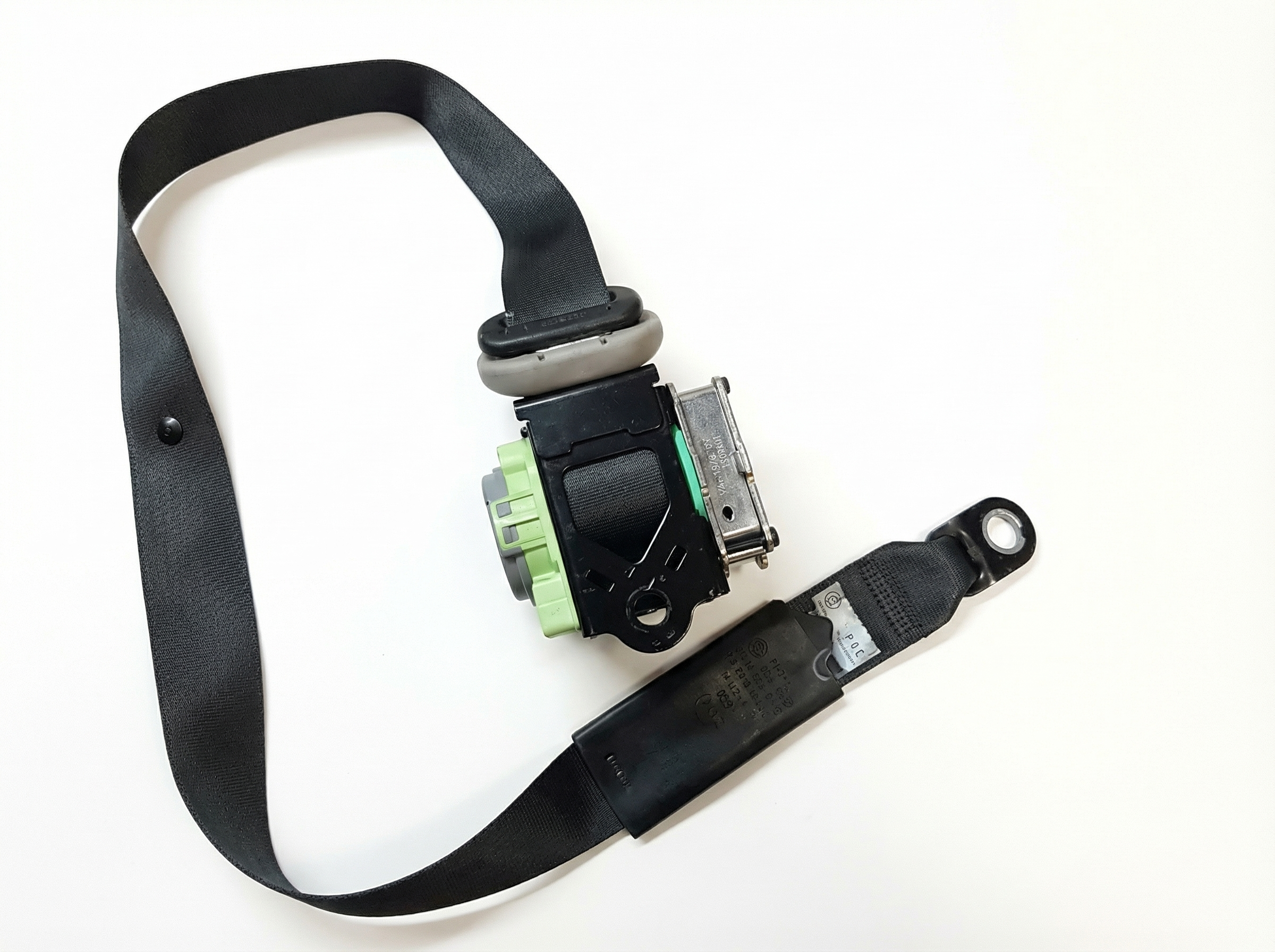 2008-2010 Scion xD Black Seat Belt Pretensioner Retractor Assembly - Front (Used OEM)