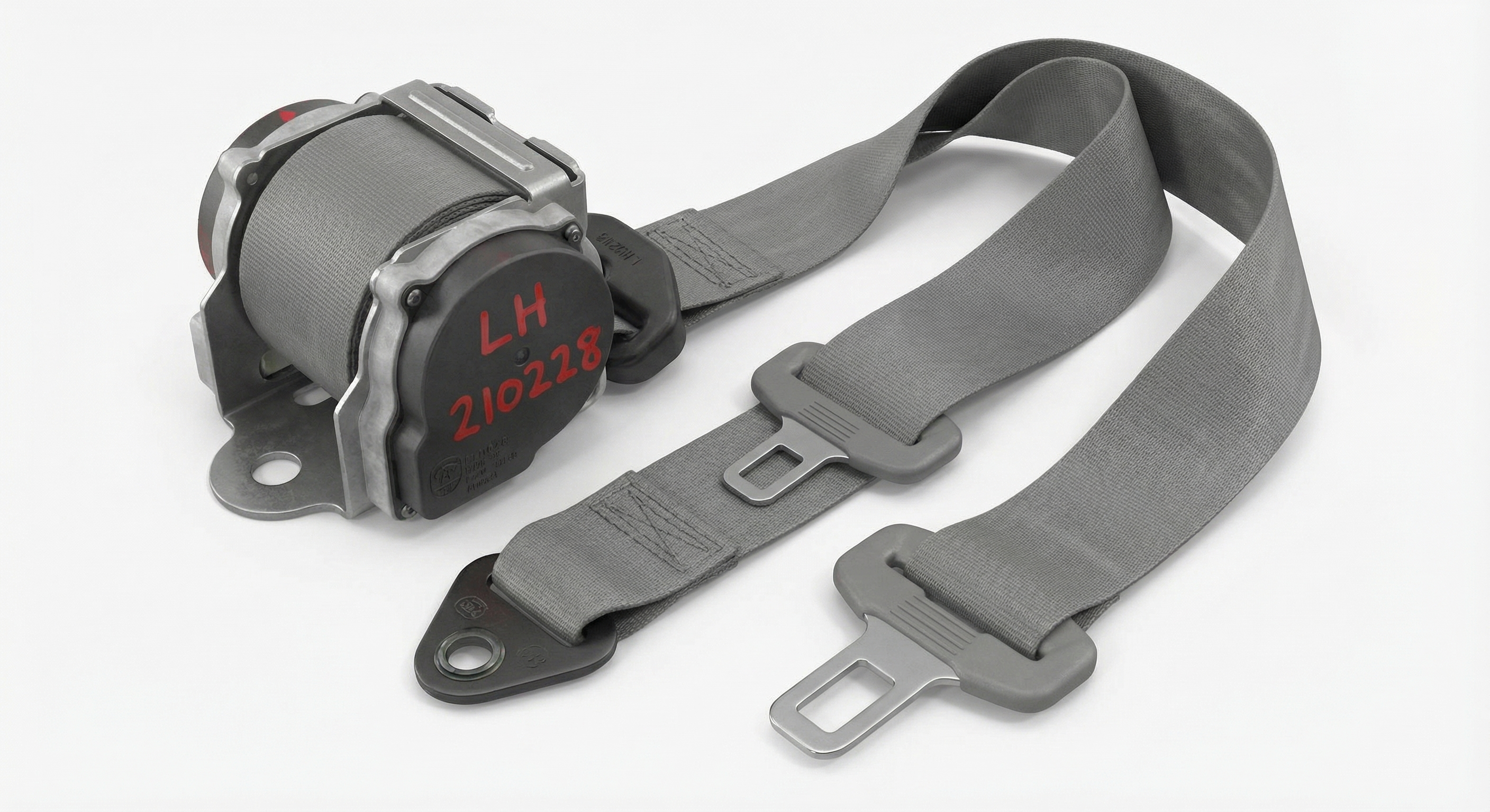 1998-2001 Acura Integra Black Seat Belt Buckle with Pretensioner - Front (Used OEM)