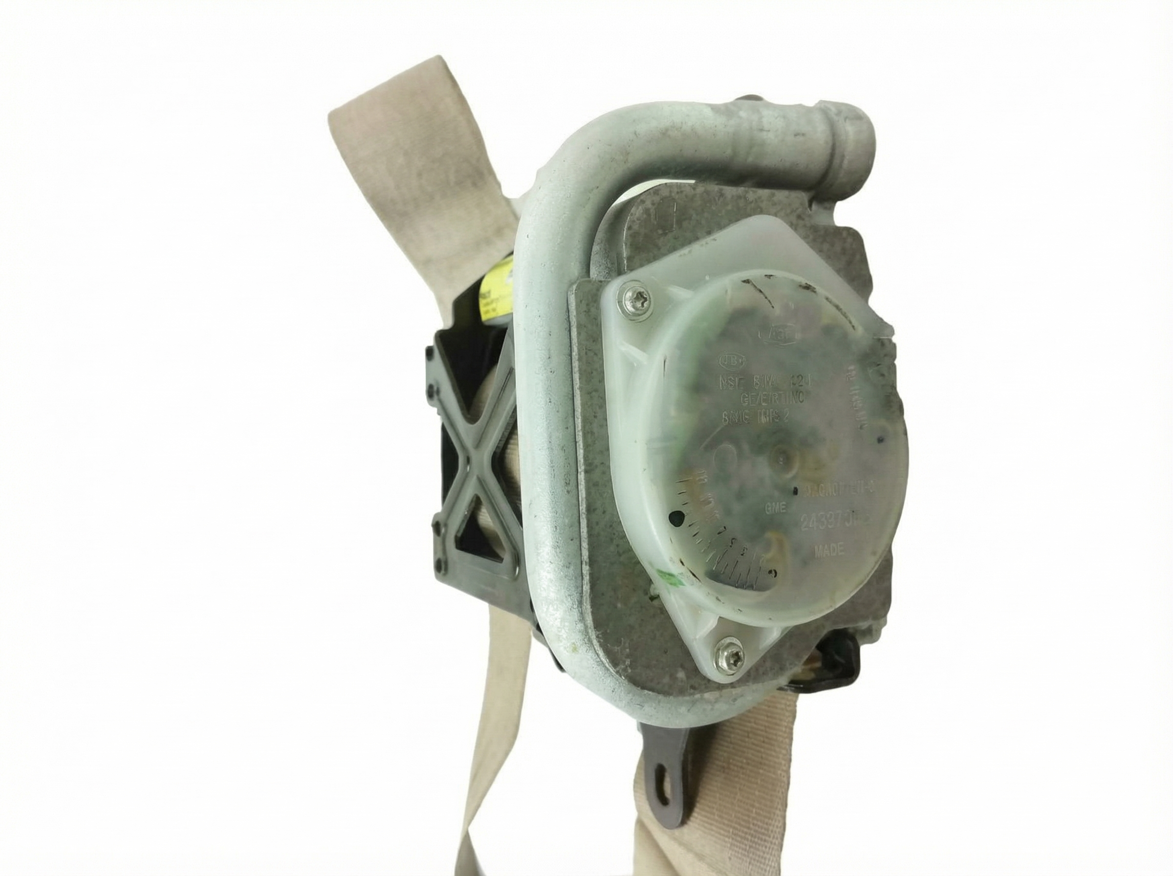 2003-2005 Lexus IS300 Black Seat Belt Retractor Assembly with Pretensioner - Front (Used OEM)