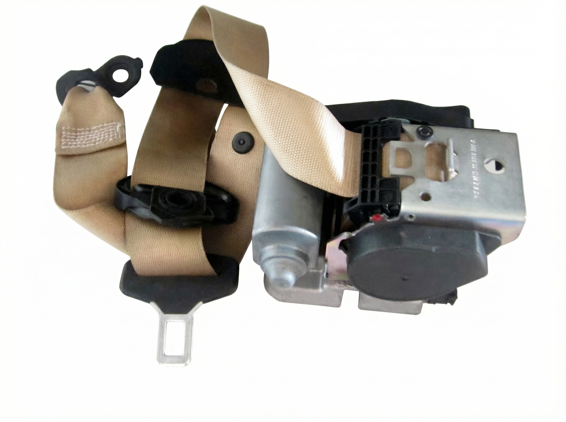 2007-2008 Mercedes-Benz CLS550 Brown Seat Belt Buckle with Pretensioner - Front (Used OEM)