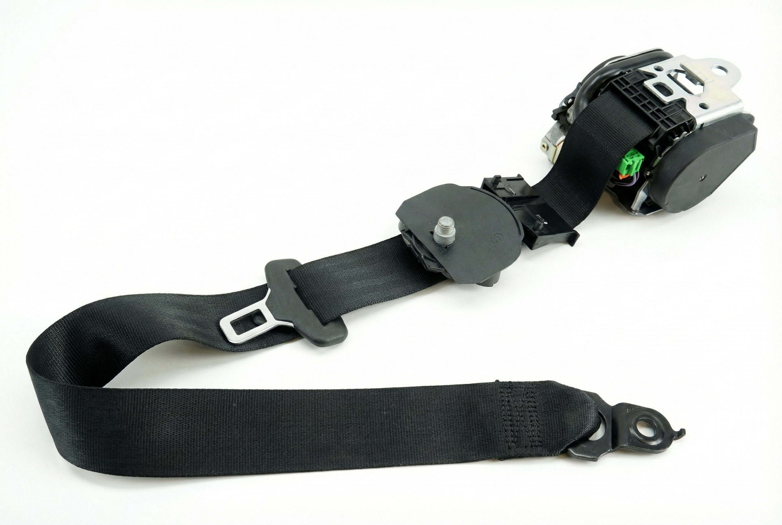 2006 Mercedes-Benz CLS550 Black Seat Belt Buckle with Pretensioner - Front (Used OEM)