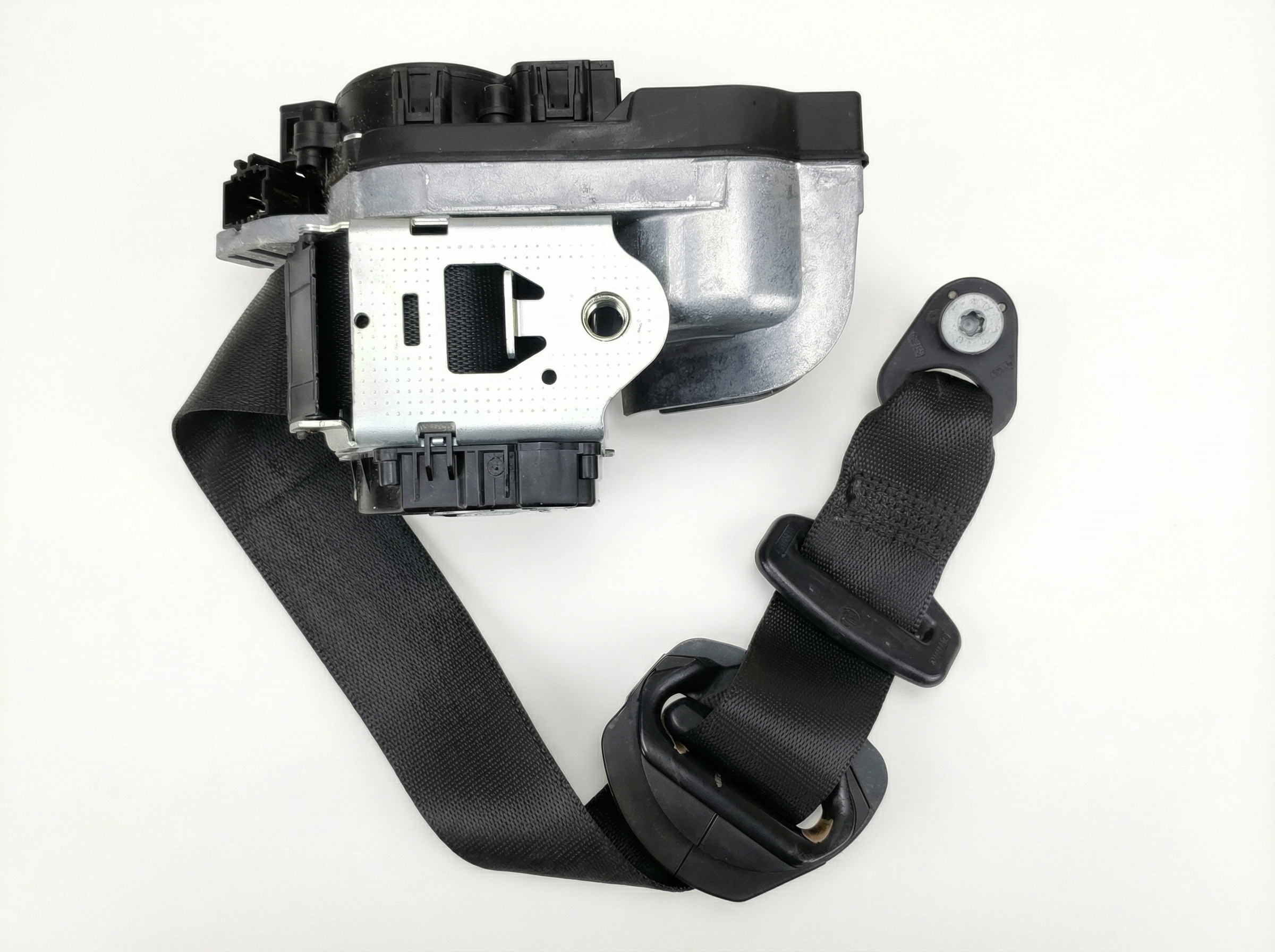 2007-2008 Mercedes-Benz S600 Gray Seat Belt Buckle with Pretensioner - Front (Used OEM)