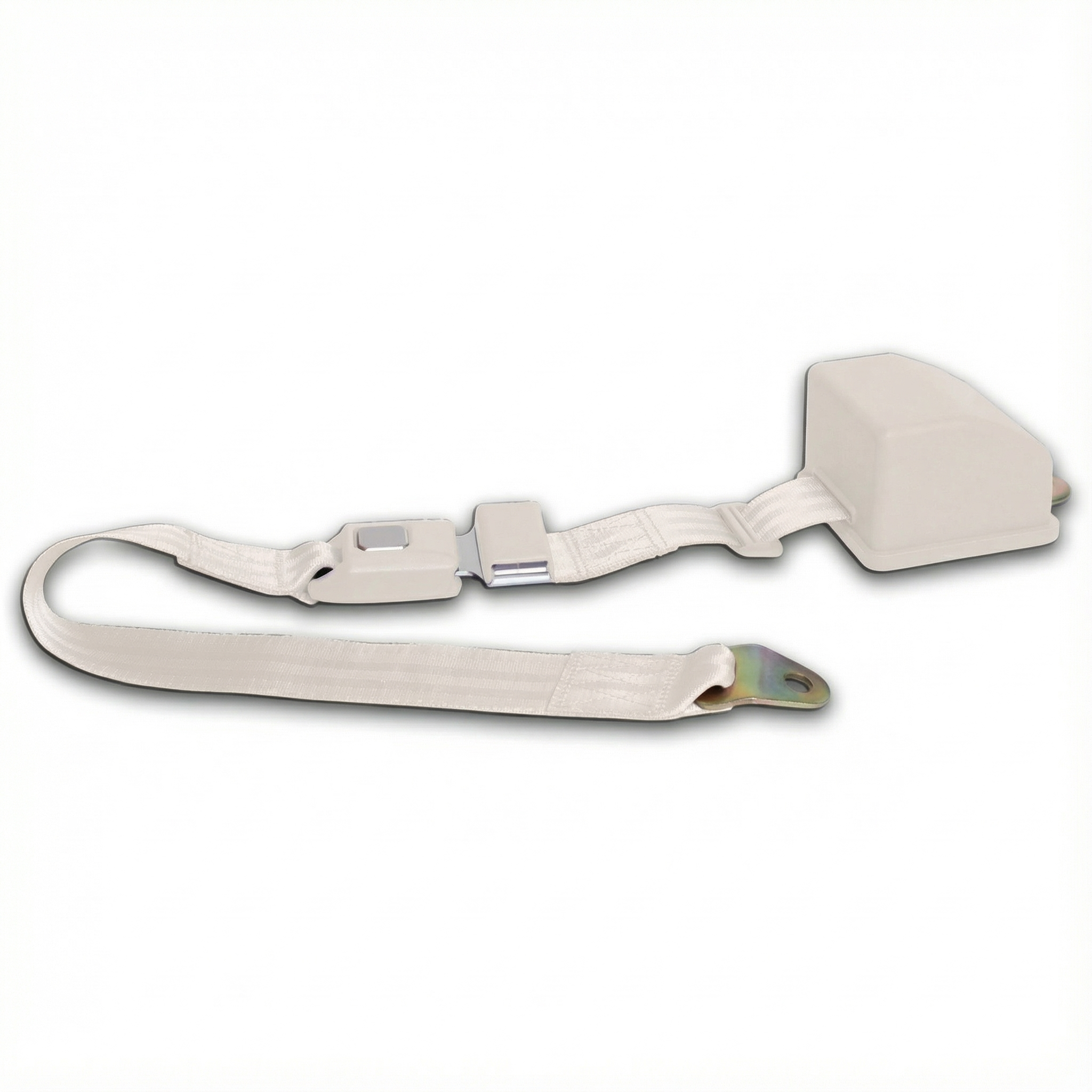 2005-2006 Hyundai Santa Fe Tan Seat Belt Retractor with Pretensioner - Front, Right (Passenger) (Used OEM)
