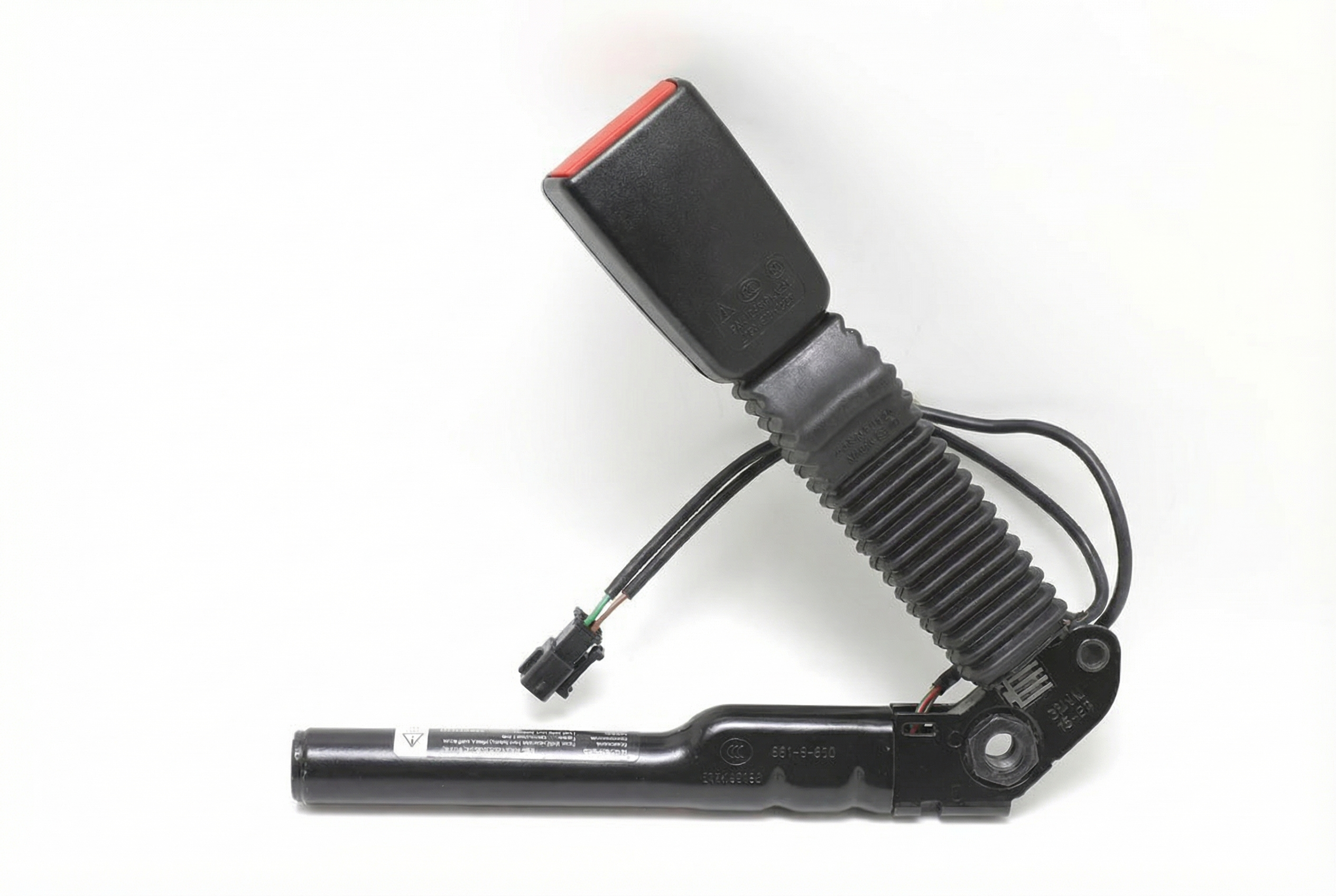 2006-2008 Mercedes-Benz ML350 Black Seat Belt Buckle with Pretensioner - Front, Right (Passenger) (Used OEM)