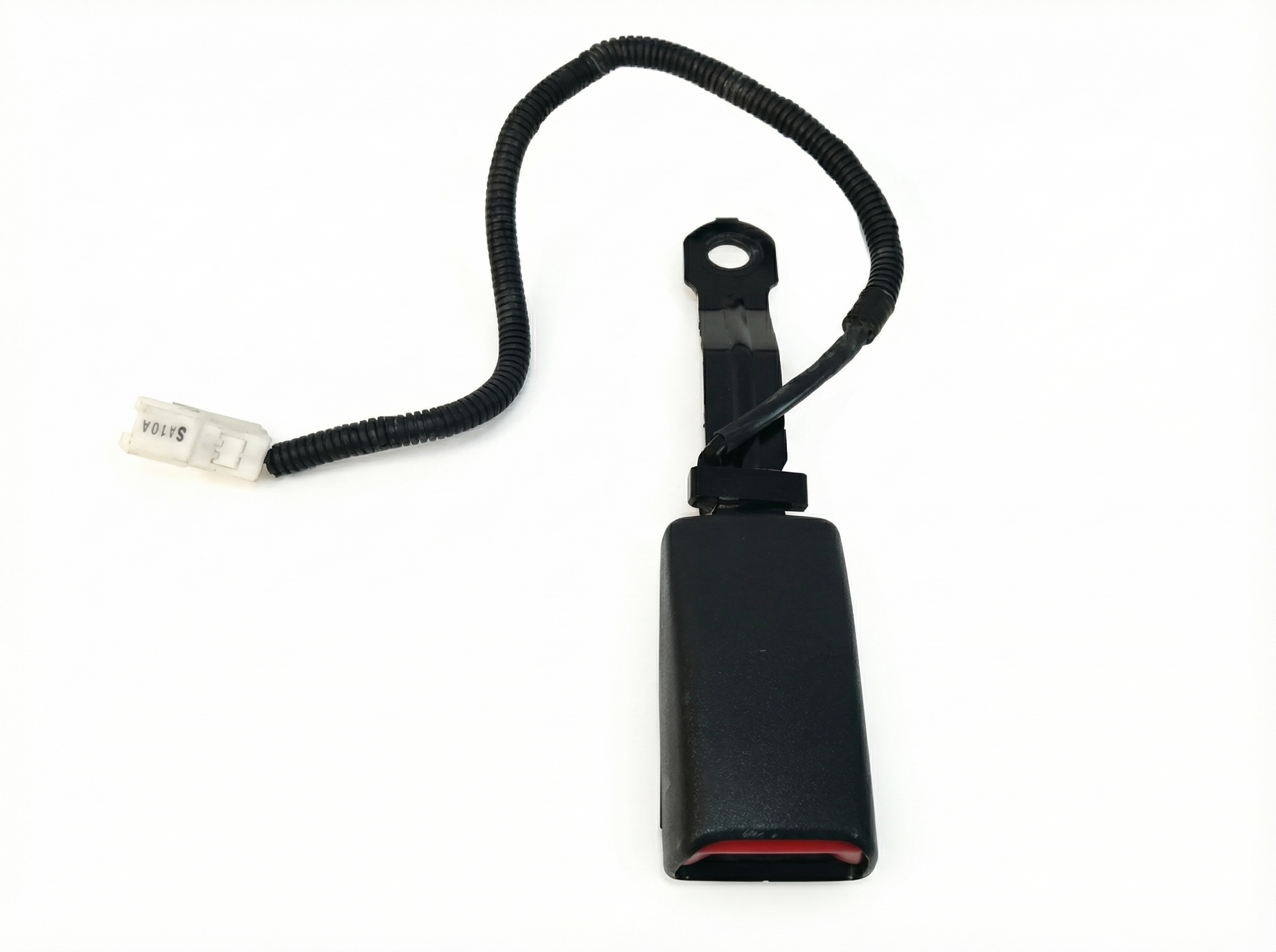 2012-2015 Kia Rio Black Pillar-Seat Belt Assembly with Pretensioner - Front (Used OEM)