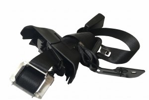 2006-2008 Ford F-150 Gray Seat Belt Assembly with Pretensioner - Front (Used OEM)