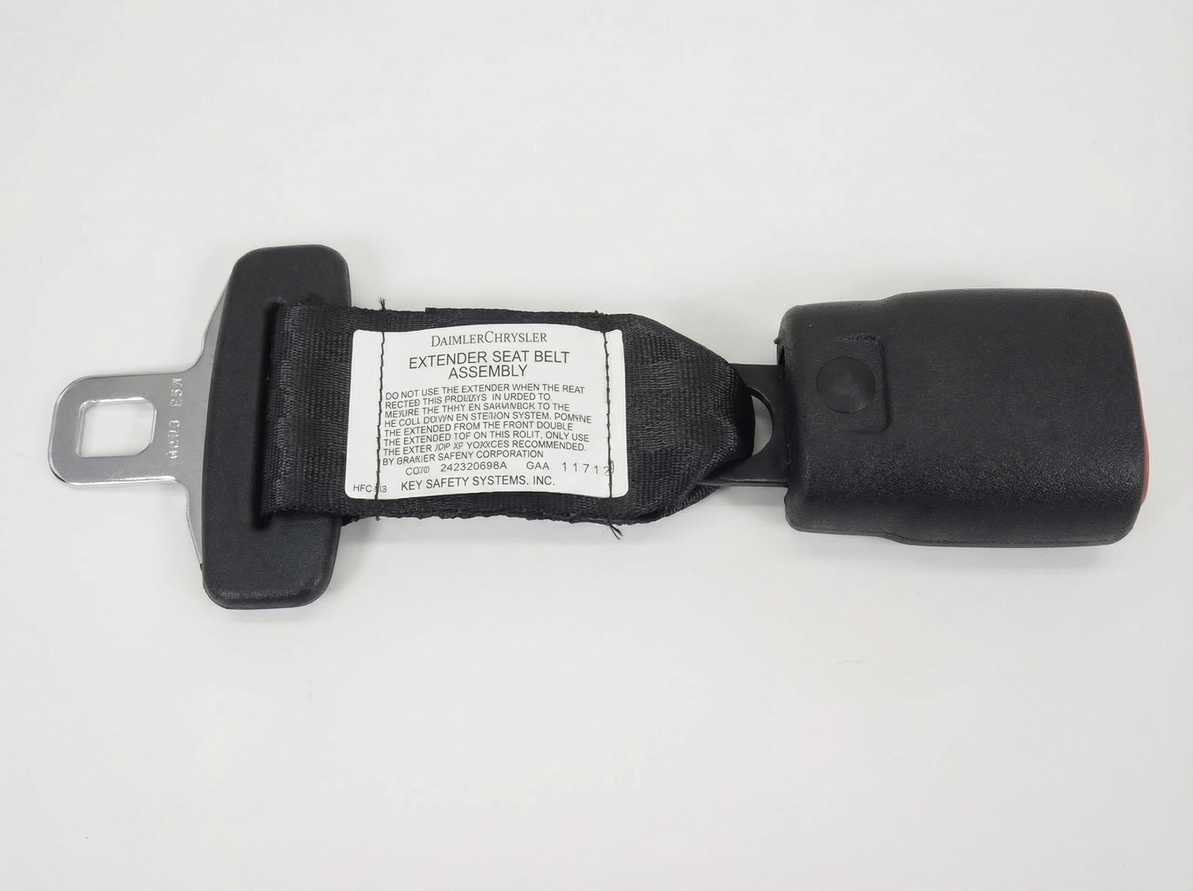 2001-2003 Dodge Durango Black Seat Belt Buckle with Pretensioner - Front (Used OEM)