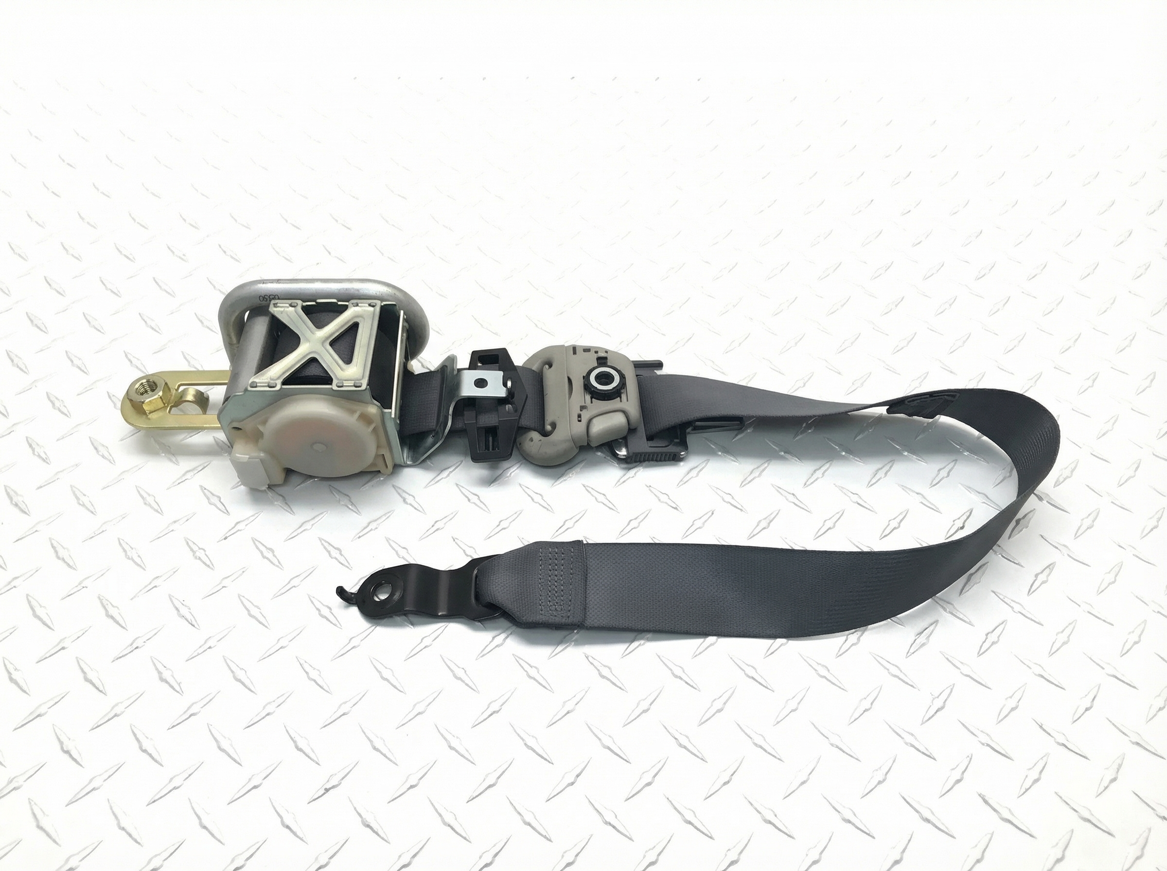 2004-2009 Dodge Durango Gray Seat Belt Buckle with Pretensioner - Front (Used OEM)