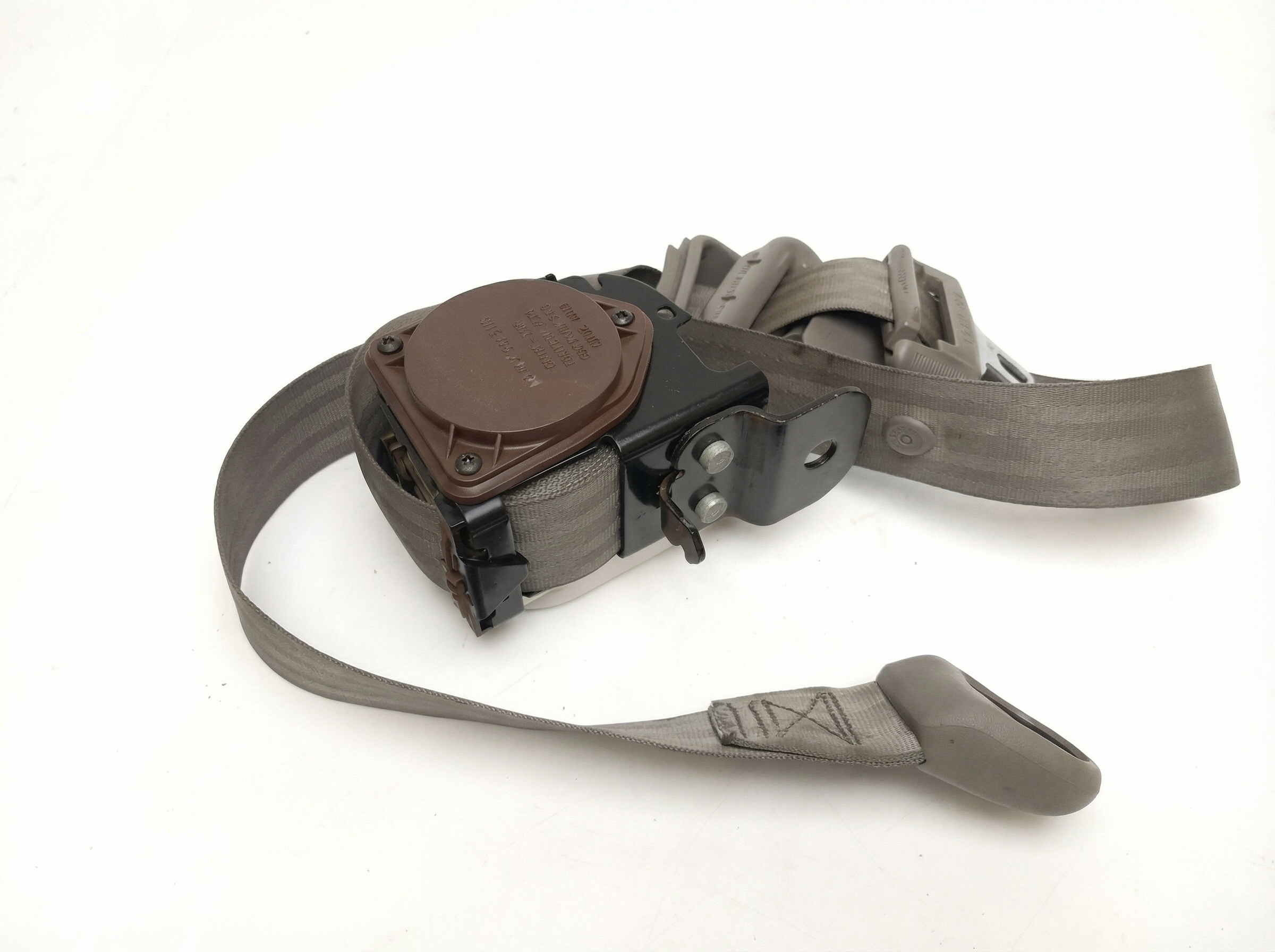 2001-2004 Dodge Caravan Gray Seat Belt Buckle with Pretensioner - Front, Right (Passenger) (Used OEM)