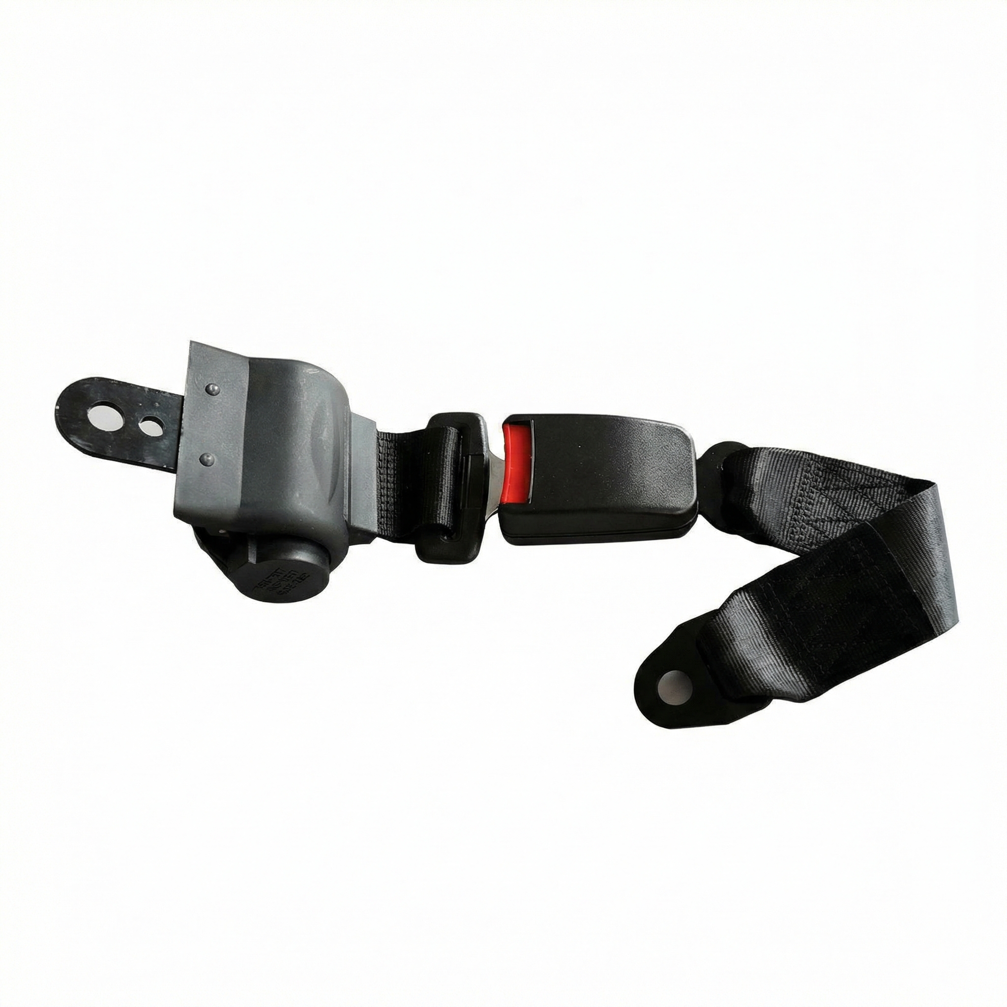 2007-2008 GMC Sierra 1500 Gray Seat Belt Assembly - Front, Right (Passenger) (Used OEM)