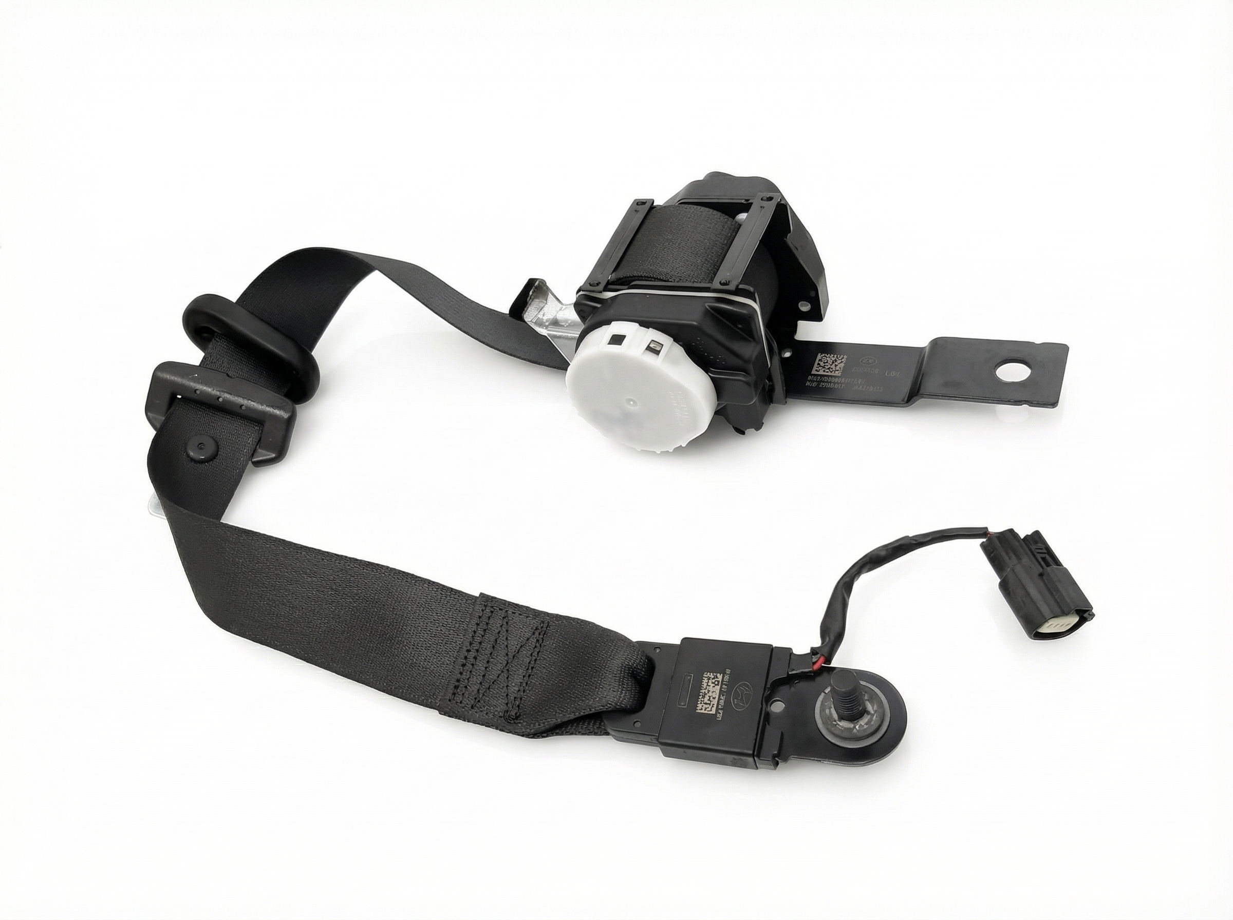 2011-2012 Ford Flex Tan Seat Belt Retractor Assembly with Pretensioner - Front (Used OEM)