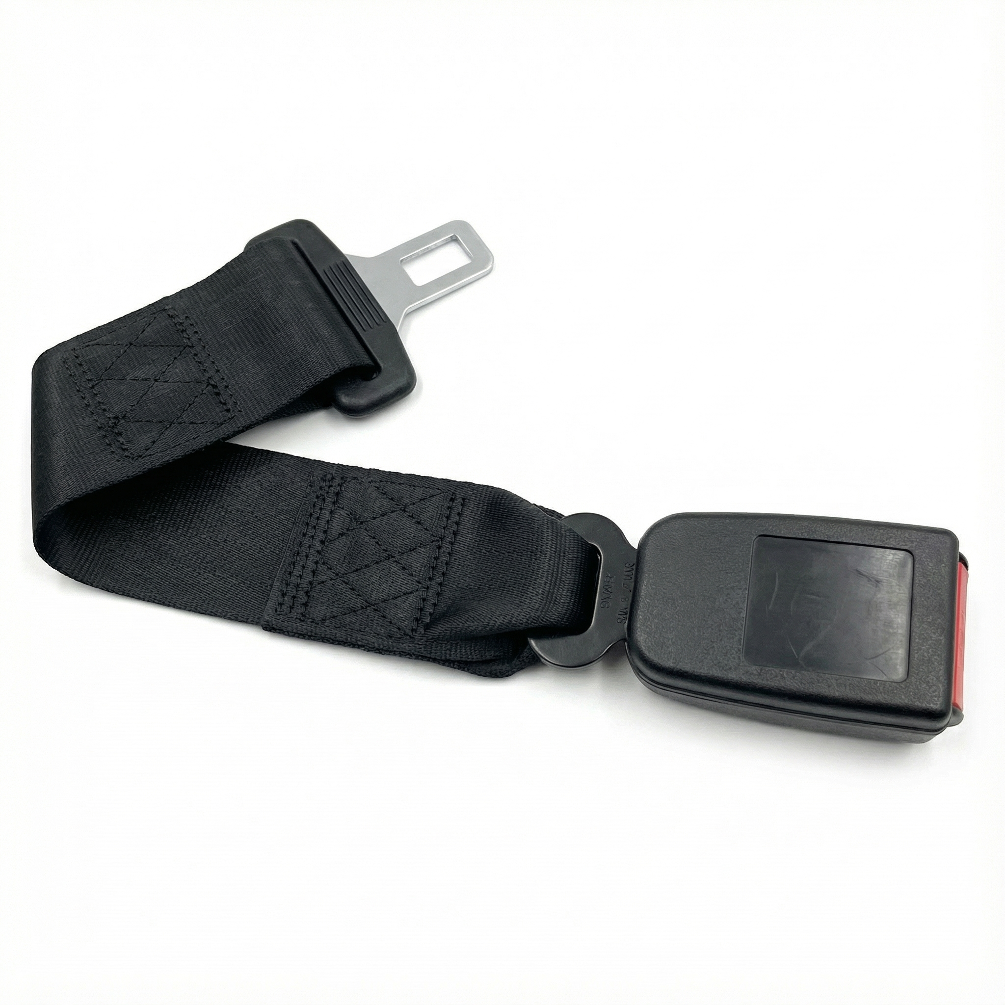 2000-2002 Lincoln LS Tan Seat Belt Buckle with Pretensioner - Front (Used OEM)