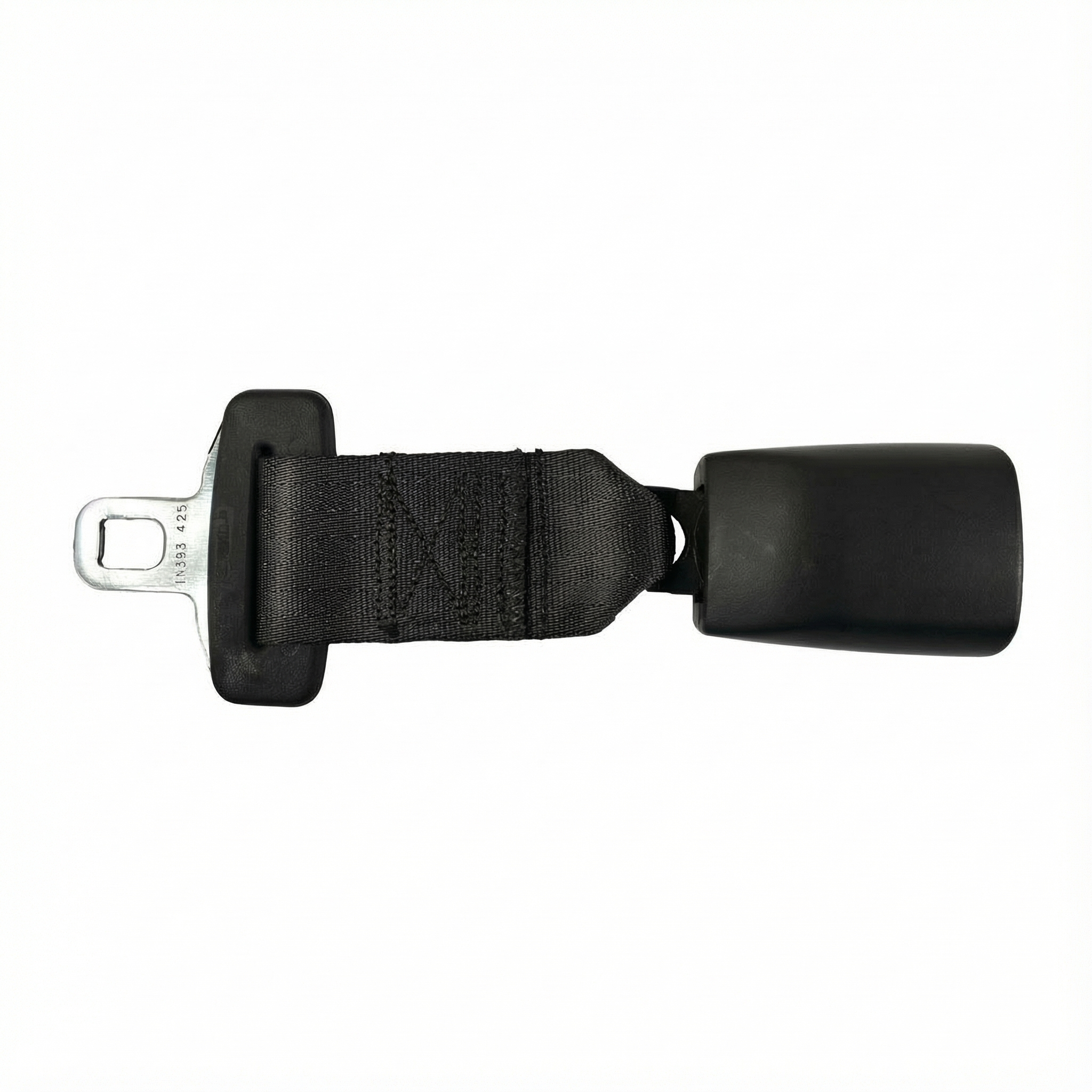 2002 Lincoln LS Black Seat Belt Buckle with Pretensioner - Front (Used OEM)