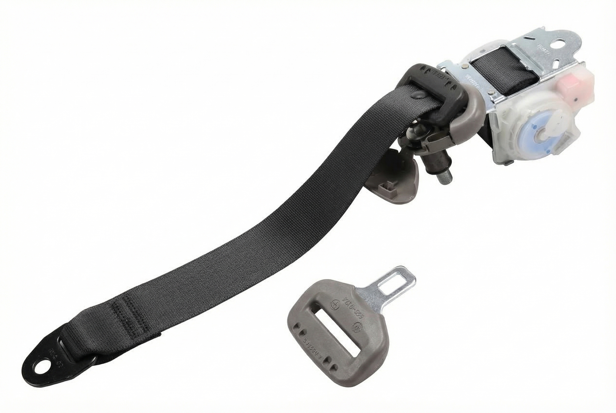 2003 Pontiac Vibe Black Seat Belt Buckle with Pretensioner - Front (Used OEM)