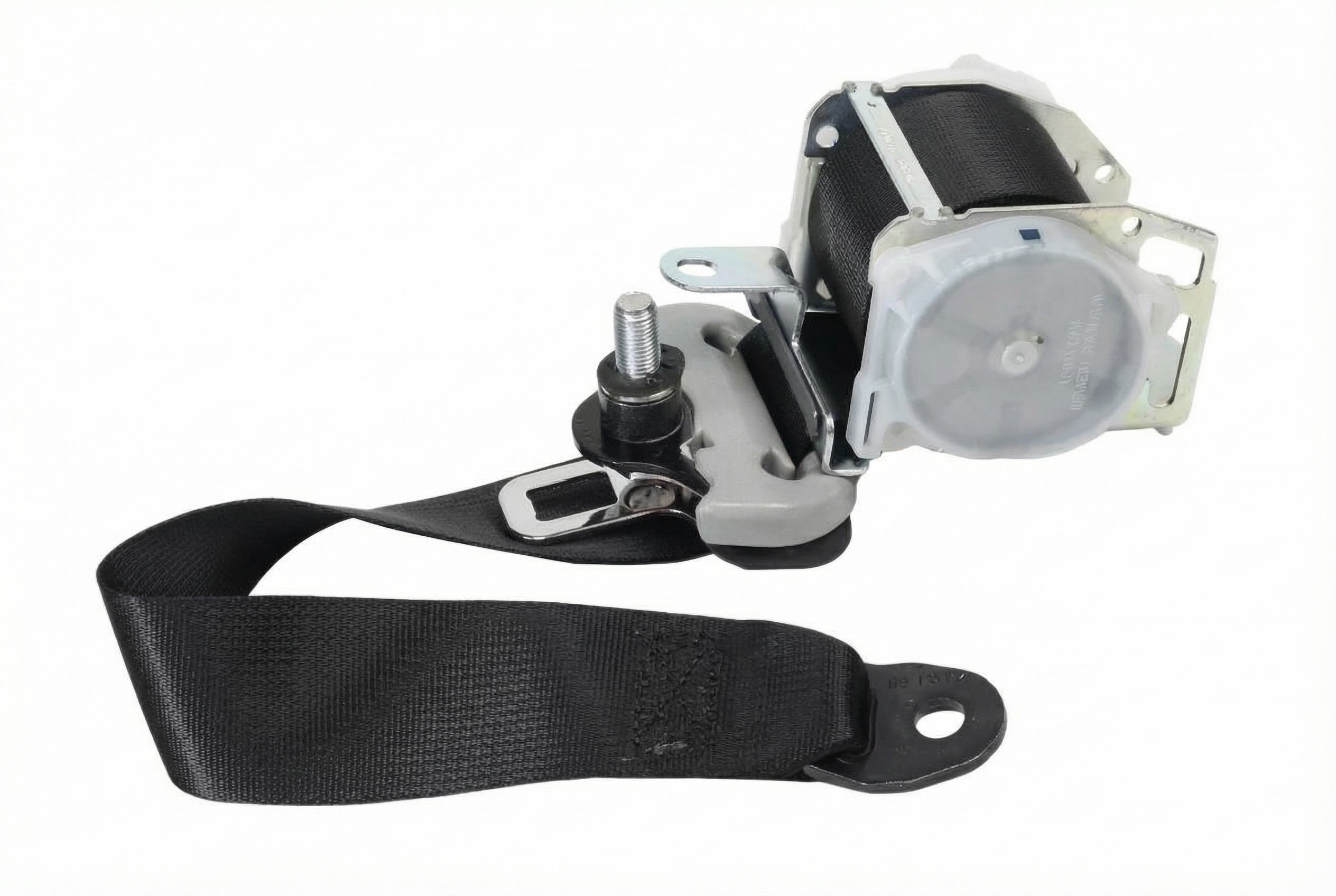 2009-2010 Pontiac Vibe Black Seat Belt Assembly with Pretensioner - Front (Used OEM)