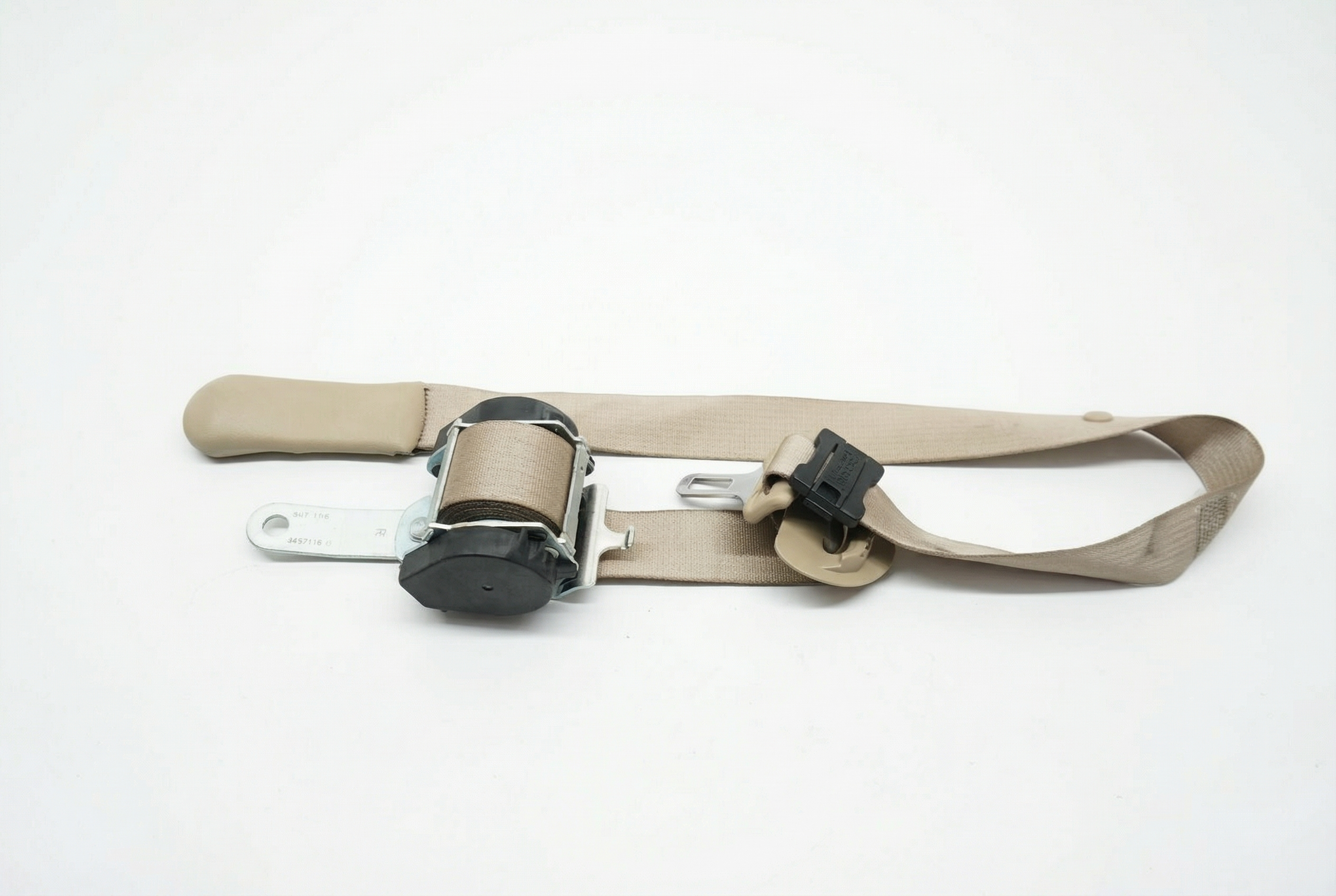 2005-2009 Buick Allure Gray Seat Belt Buckle with Pretensioner - Front (Used OEM)