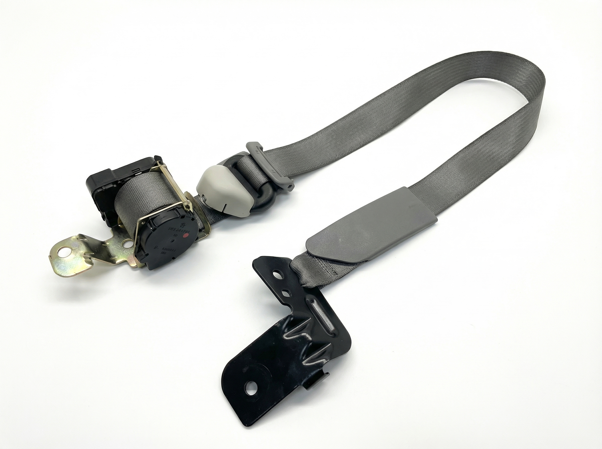 2001-2005 Pontiac Aztek Gray Seat Belt Buckle with Pretensioner - Front (Used OEM)