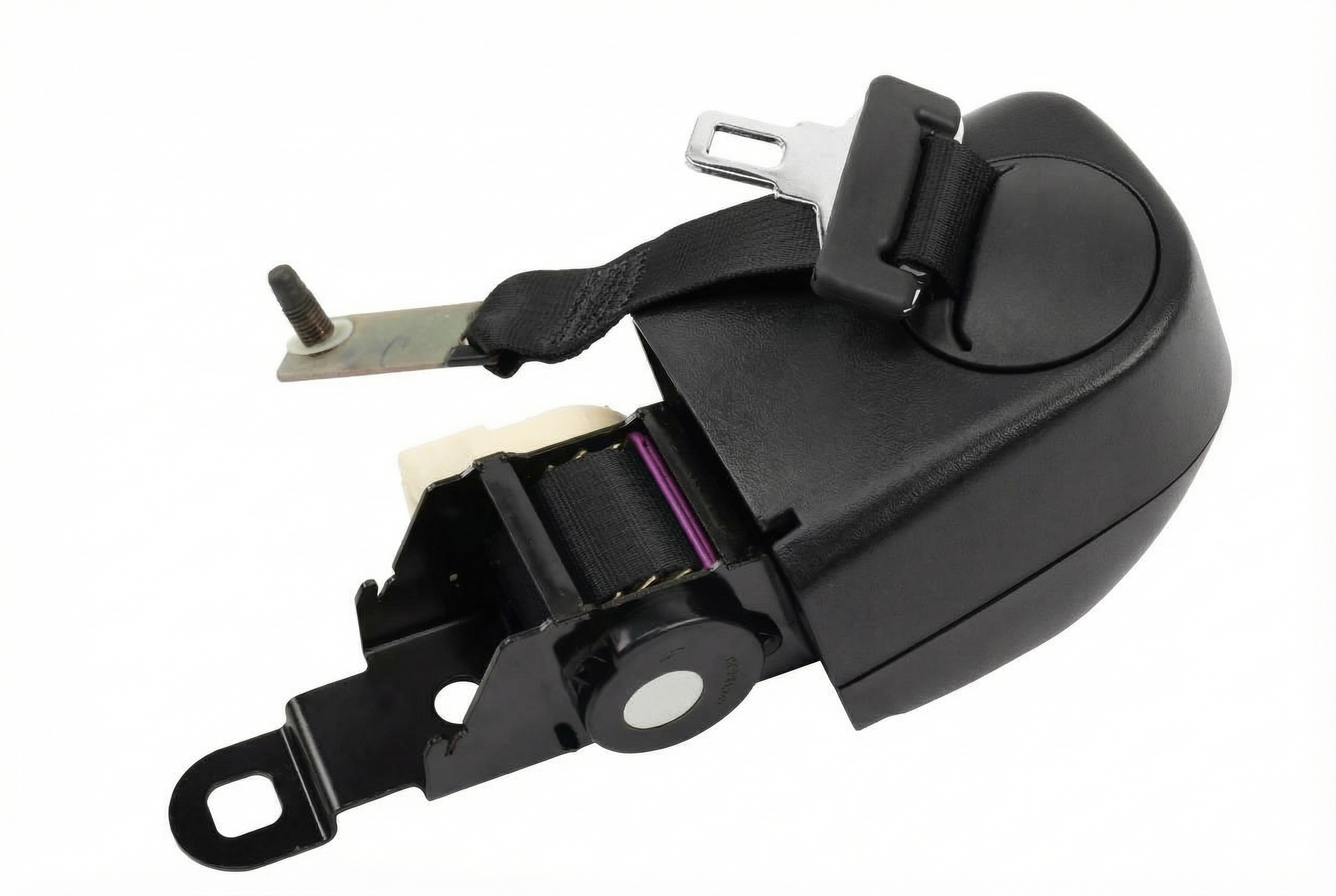 1998-2004 Cadillac Seville Black Seat Belt Buckle with Pretensioner - Front (Used OEM)