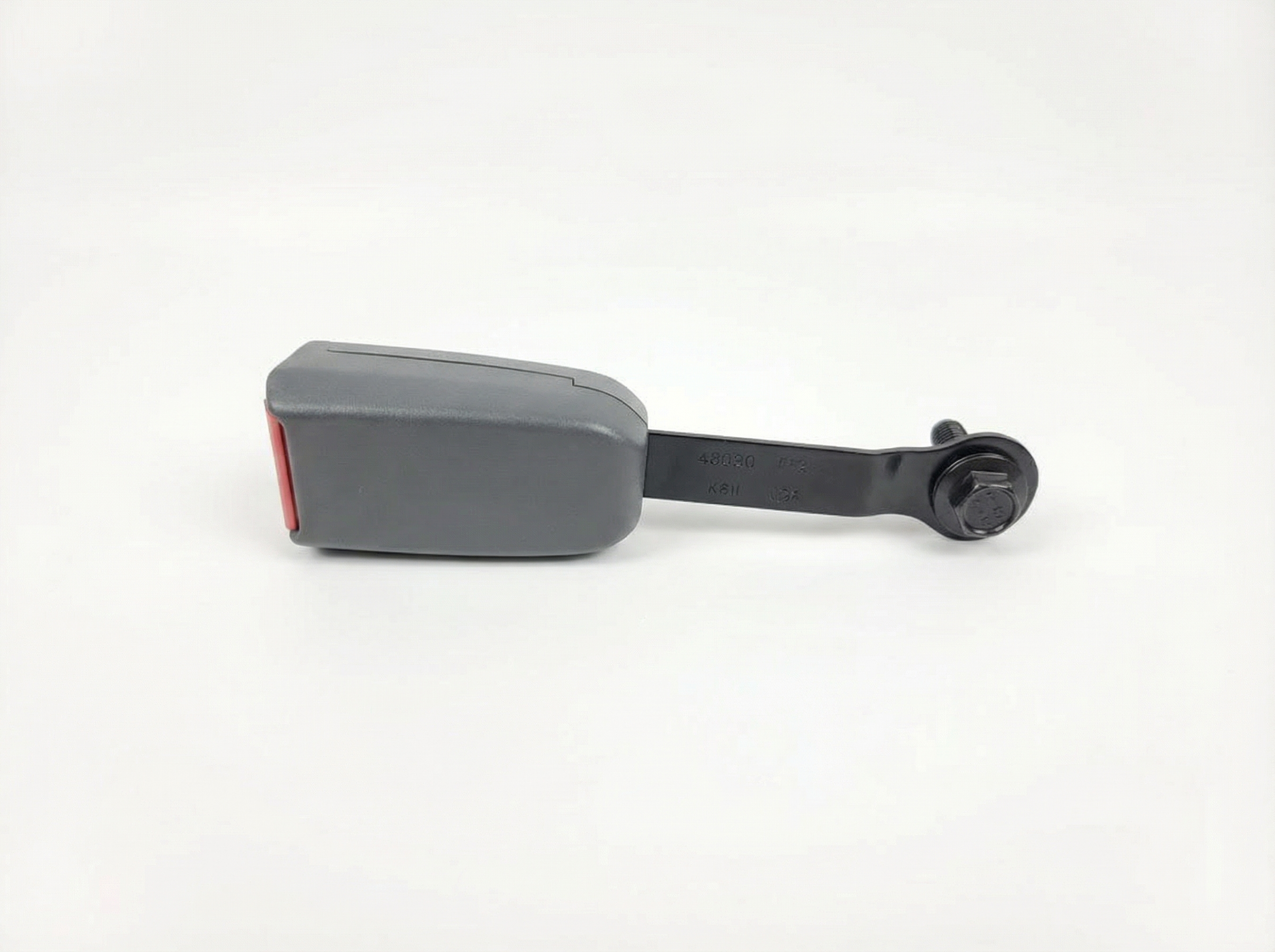 1999-2000 INFINITI QX4 Gray Seat Belt Assembly with Pretensioner - Front (Used OEM)