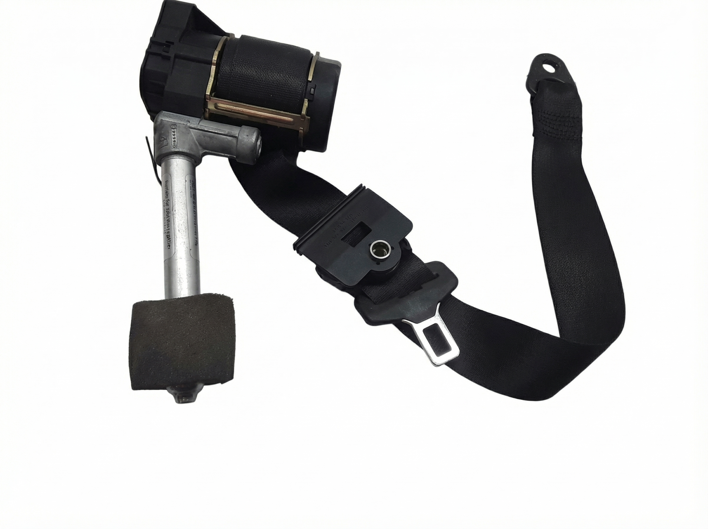 1996-1999 Mercedes-Benz E500 Black Seat Belt Buckle with Pretensioner - Front (Used OEM)