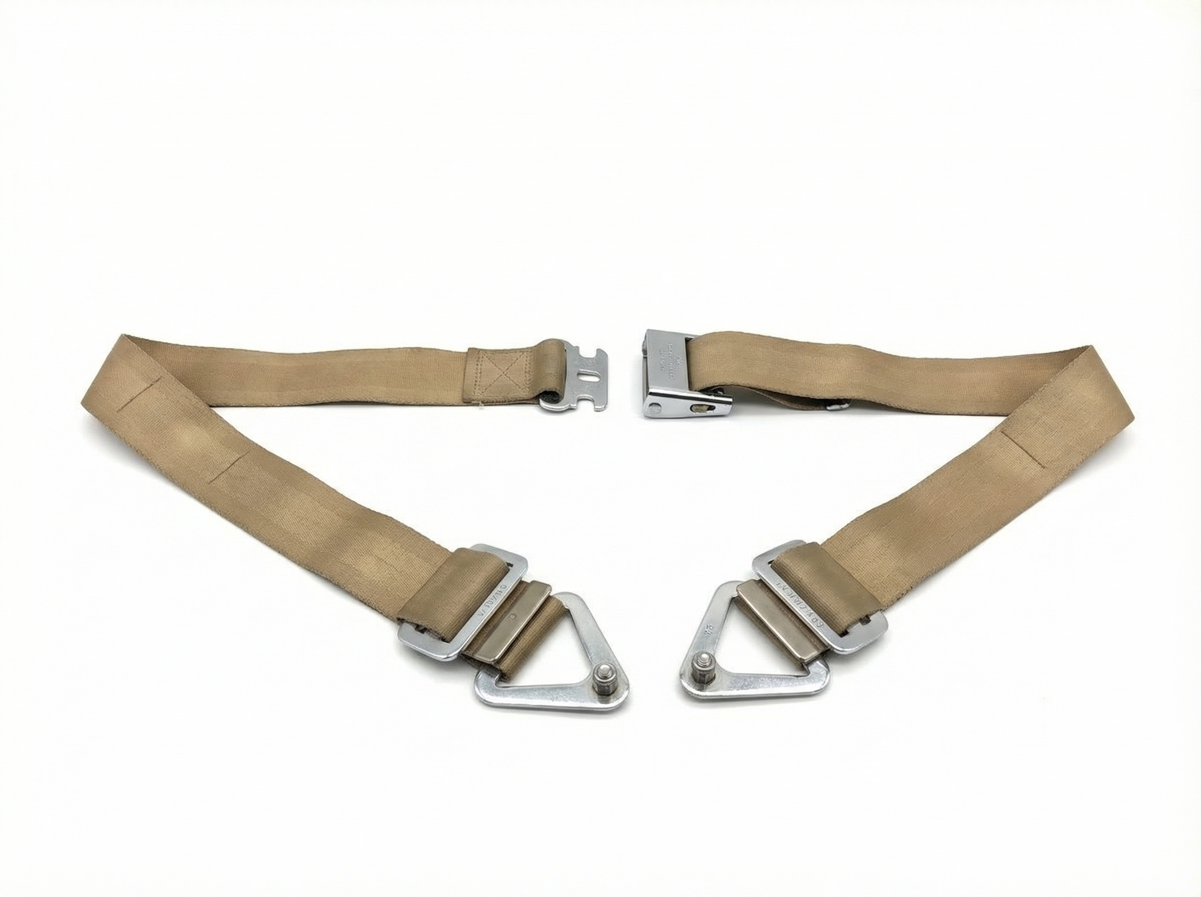 1988-1991 Mercedes-Benz 300SE Gray Seat Belt Assembly with Pretensioner - Front (Used OEM)