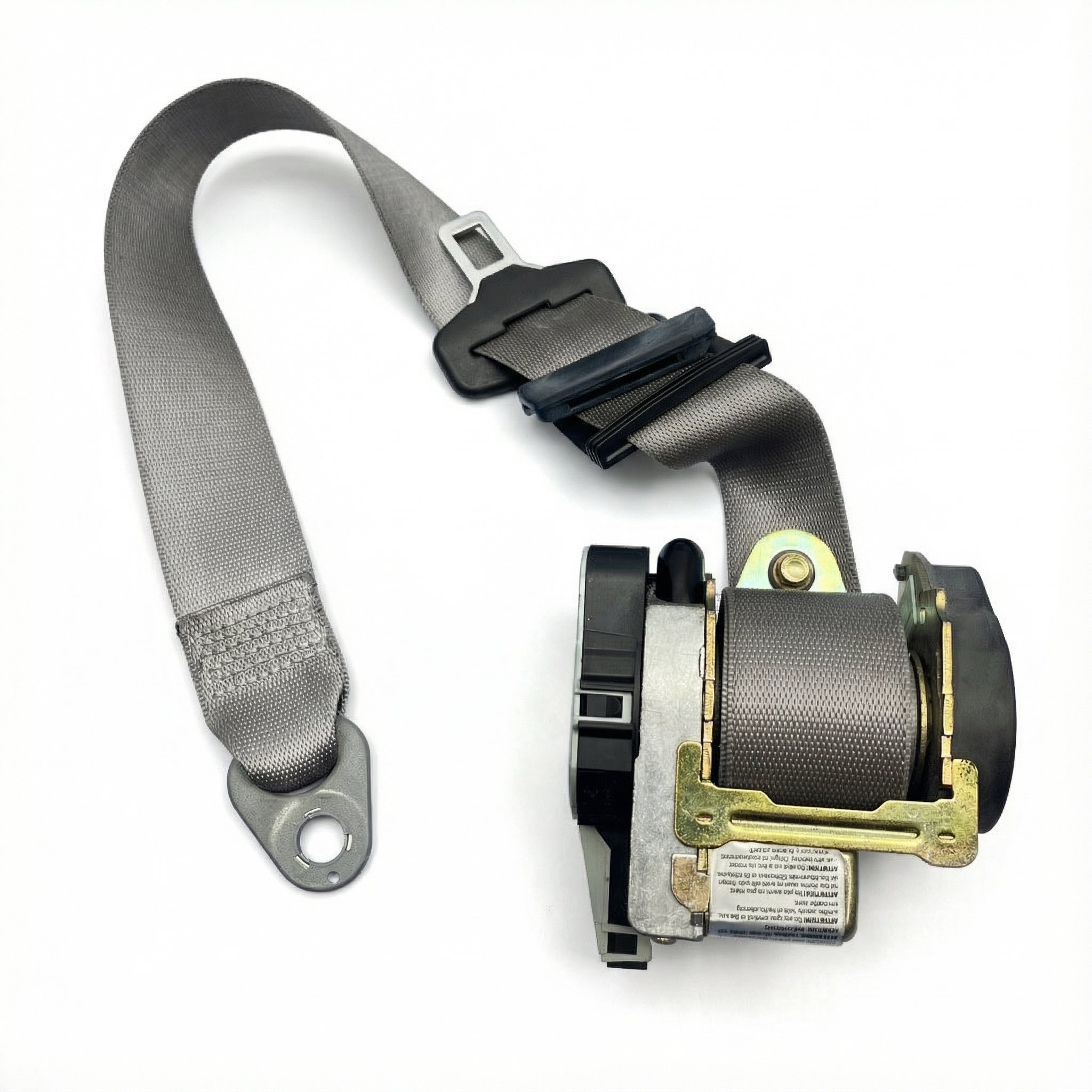 1994-2000 Mercedes-Benz C280 Gray Seat Belt Assembly with Pretensioner - Front (Used OEM)