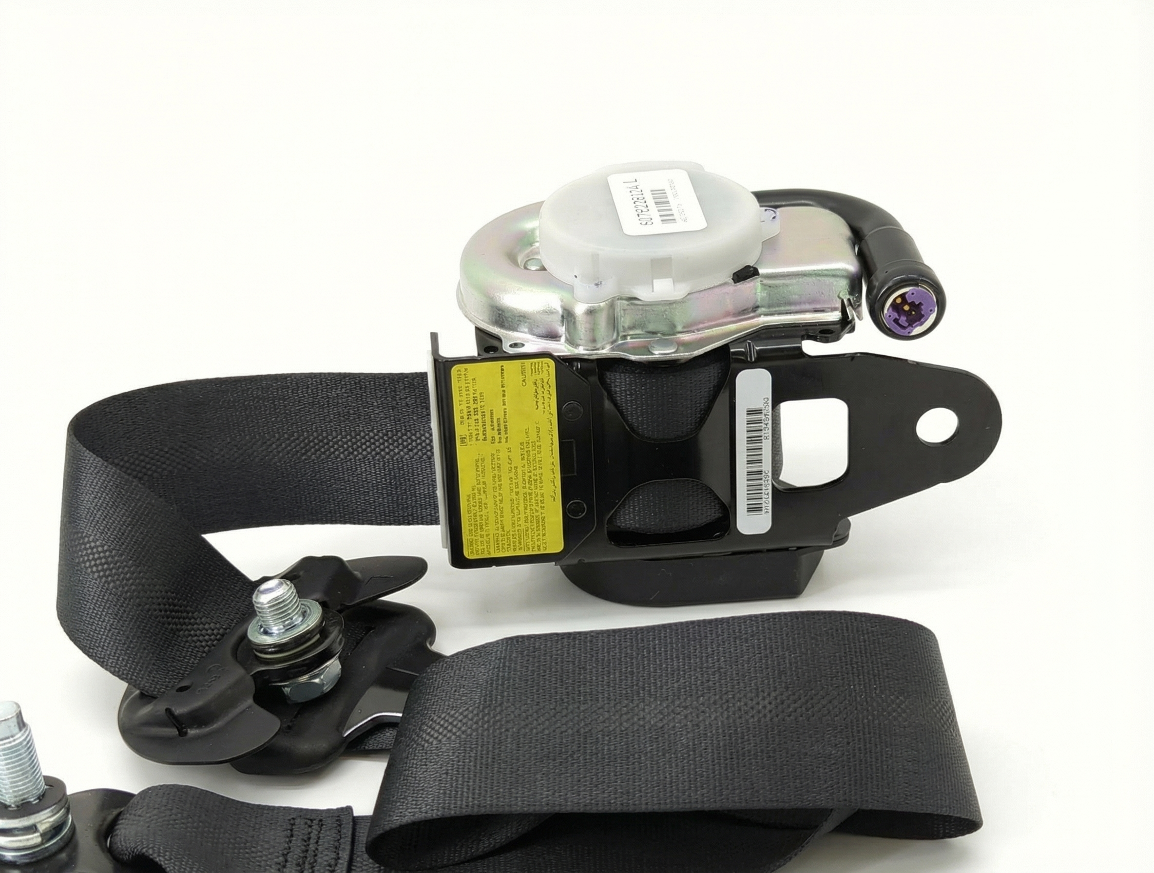2014-2018 Mitsubishi RVR Black Seat Belt Retractor Assembly with Pretensioner - Front (Used OEM)