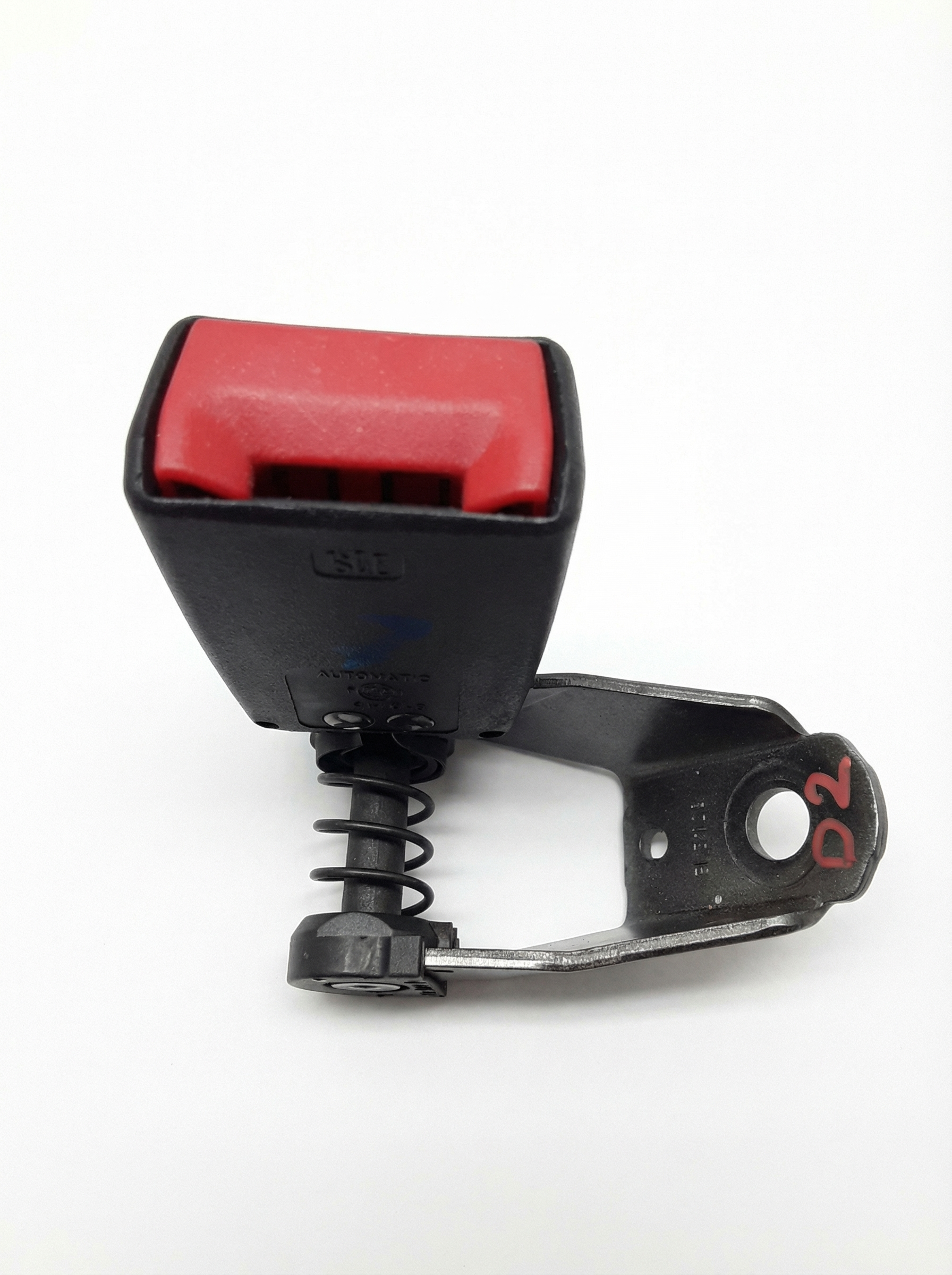 1995-2000 BMW 528i Black Seat Belt Buckle Pretensioner - Front (Used OEM)