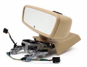 2008-2009 Mercedes-Benz S320 Interior Rear View Mirror with HomeLink Garage Door Opener (Used OEM)