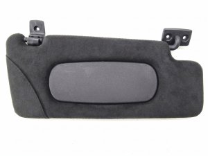 2015-2023 Ford Mustang Black Sun Visor without Garage Door Opener - Left (Driver) (Used OEM)