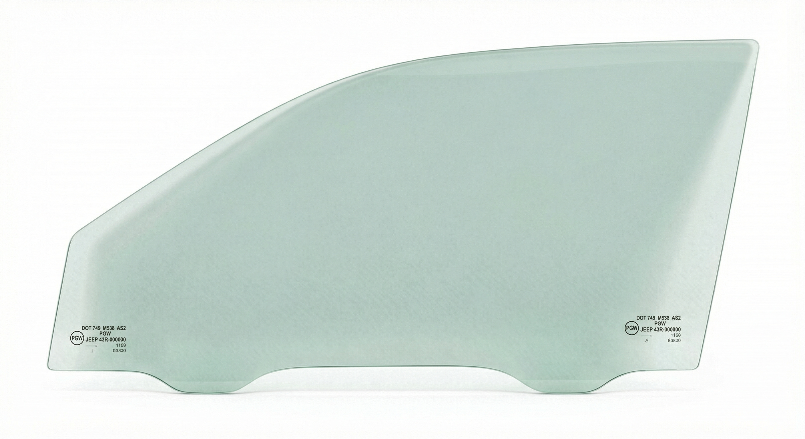 2007-2017 Jeep Compass Door Glass - Front, Left (Driver) (Used OEM)