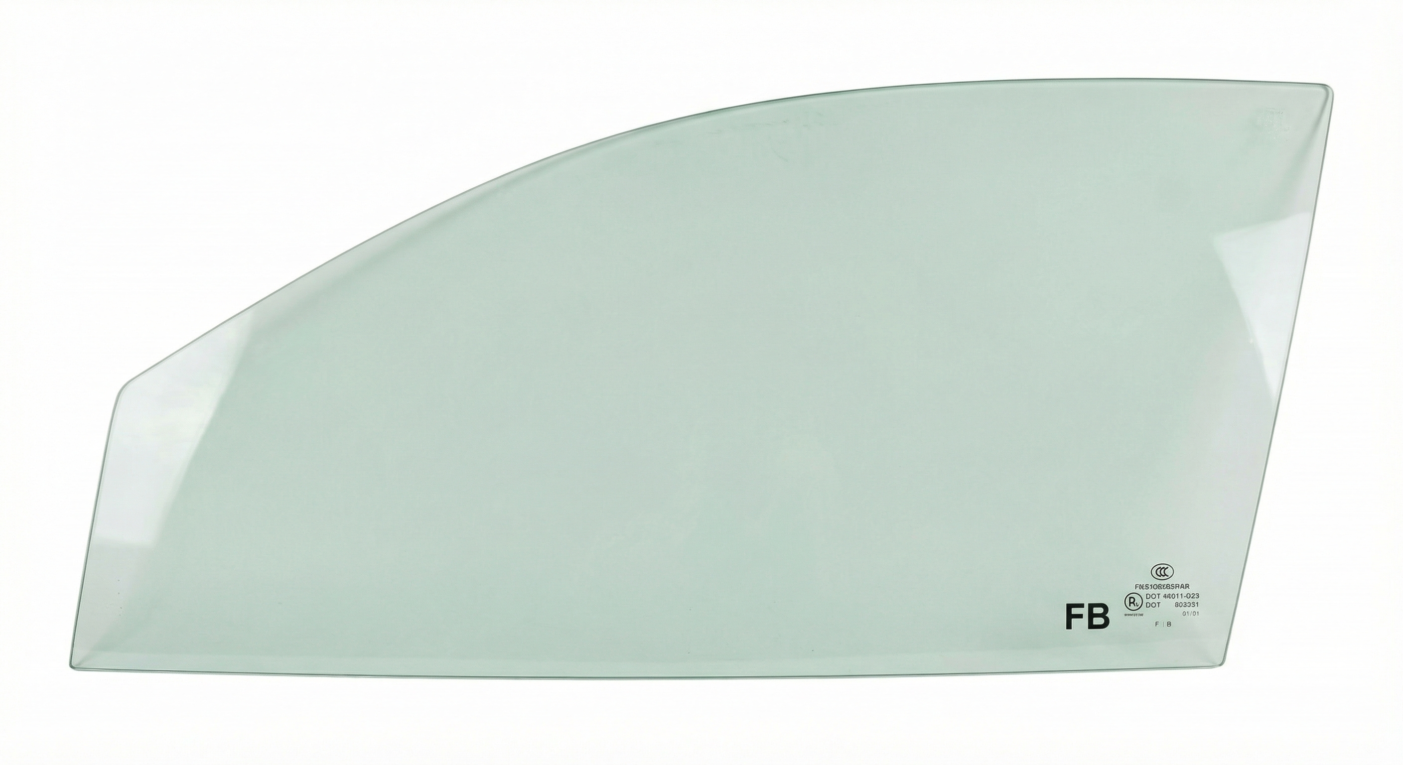 2015-2025 Ford Mustang Door Glass - Front, Left (Driver) (Used OEM)