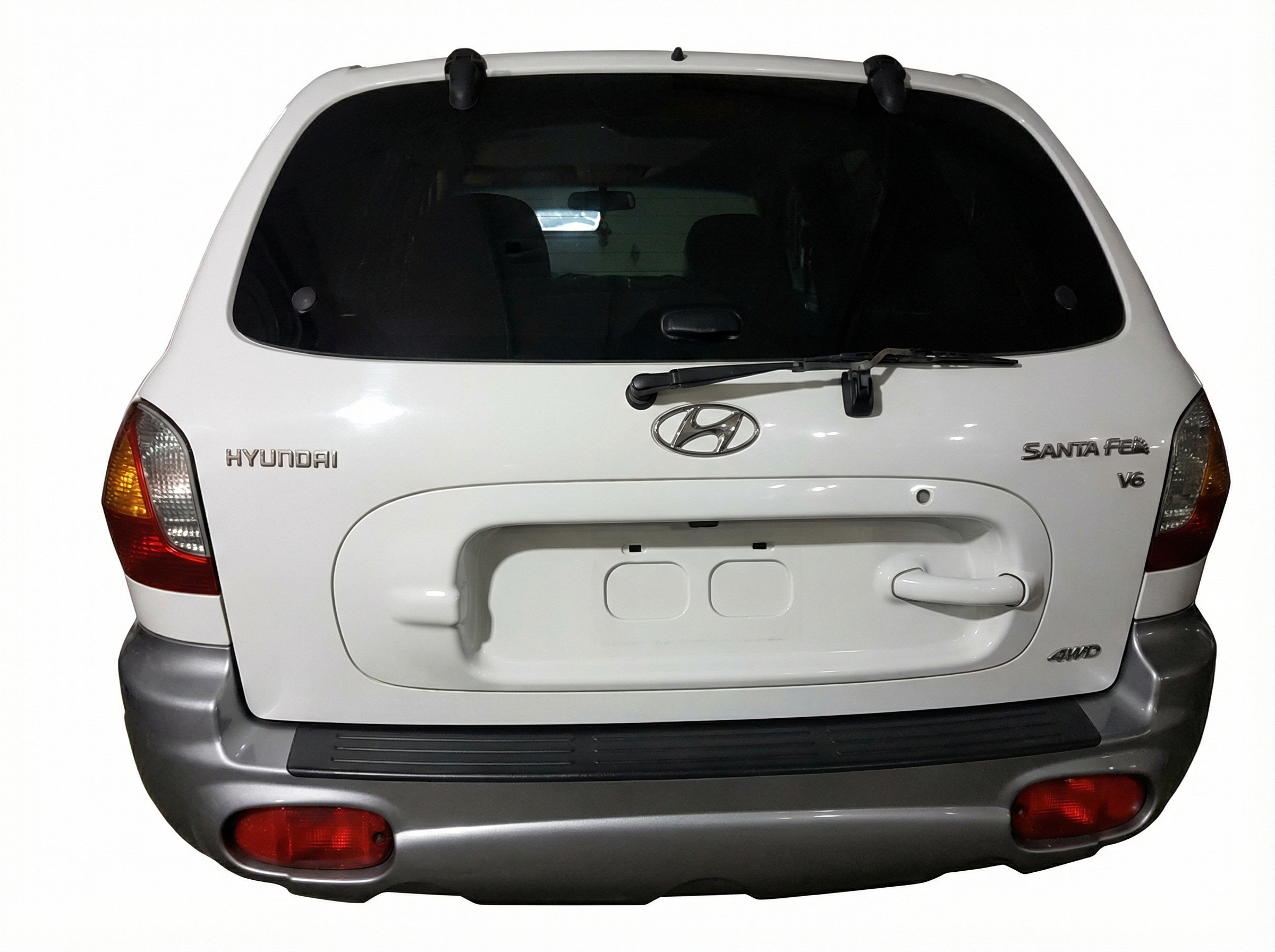 2001-2006 Hyundai Santa Fe Rear Door Window Glass - Left (Driver) (Used OEM)