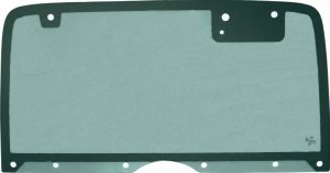 1997-2001 Lexus ES300 Rear Door Window Glass - Left (Driver) (Used OEM)