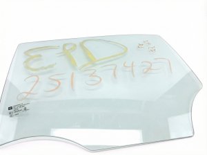 2013-2018 Cadillac ATS Door Window Glass - Rear, Left (Driver) (Used OEM)