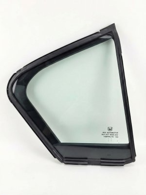 2013-2015 Honda Civic Front Door Glass - Rear, Right (Passenger) (Used OEM)