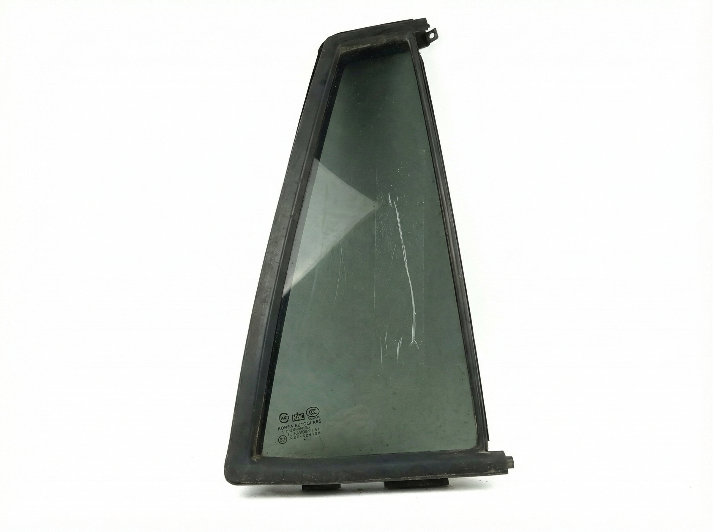 2001-2006 Hyundai Santa Fe Door Stationary Vent Glass - Rear, Right (Passenger) (Used OEM)