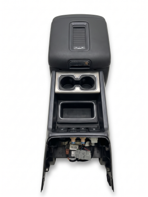2018 GMC Sierra 1500 Black Floor Center Console Assembly (Used OEM)