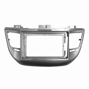2016-2018 Hyundai Tucson Silver Speedometer Instrument Cluster Bezel (Used OEM)