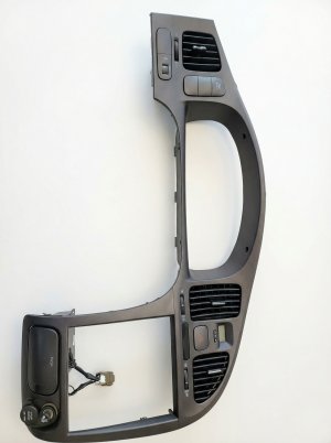 2004-2006 Hyundai Elantra Speedometer and Radio Trim Instrument Panel Bezel (Used OEM)
